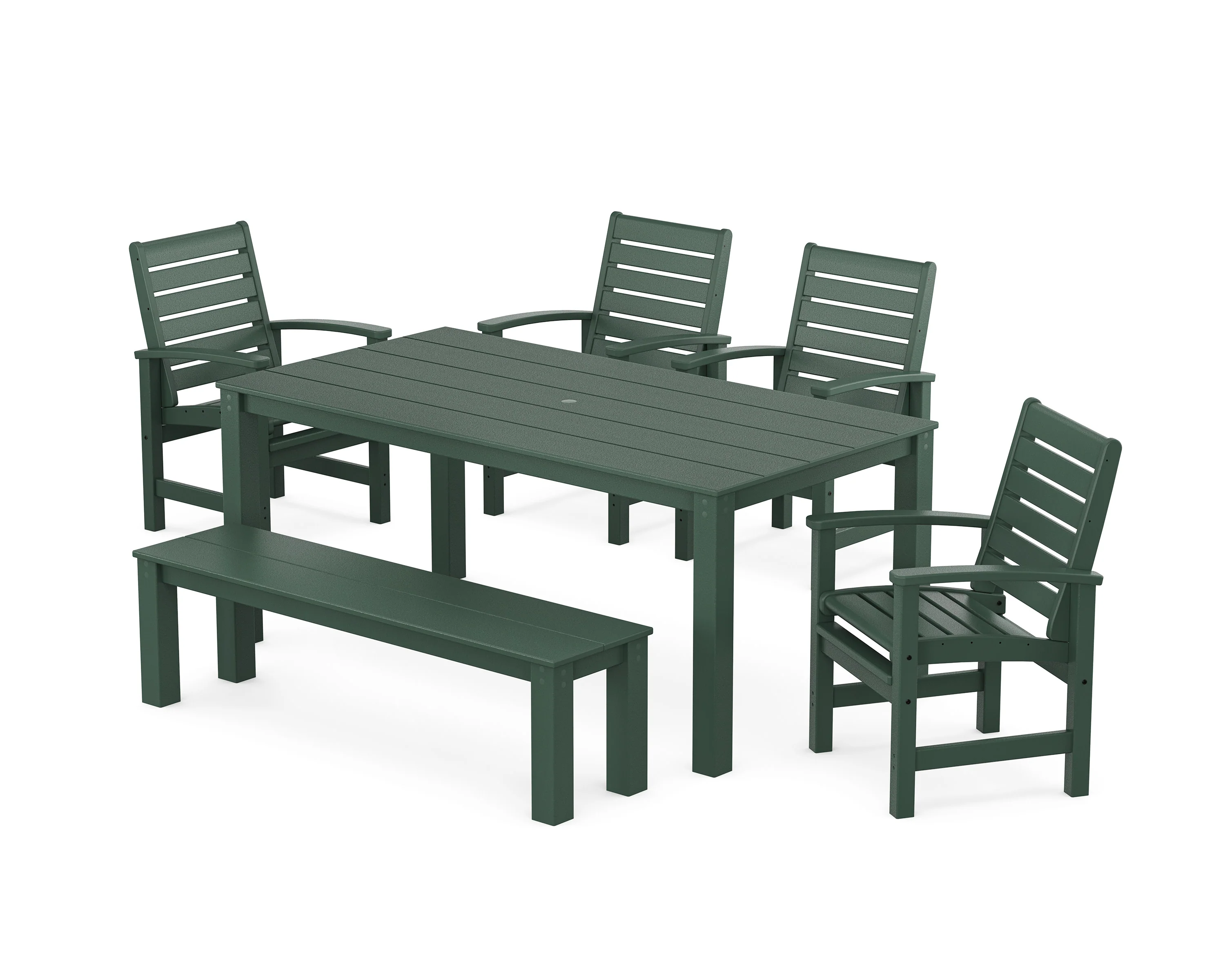 Signature 6-Piece Parsons Dining Set with Bench - Image 7