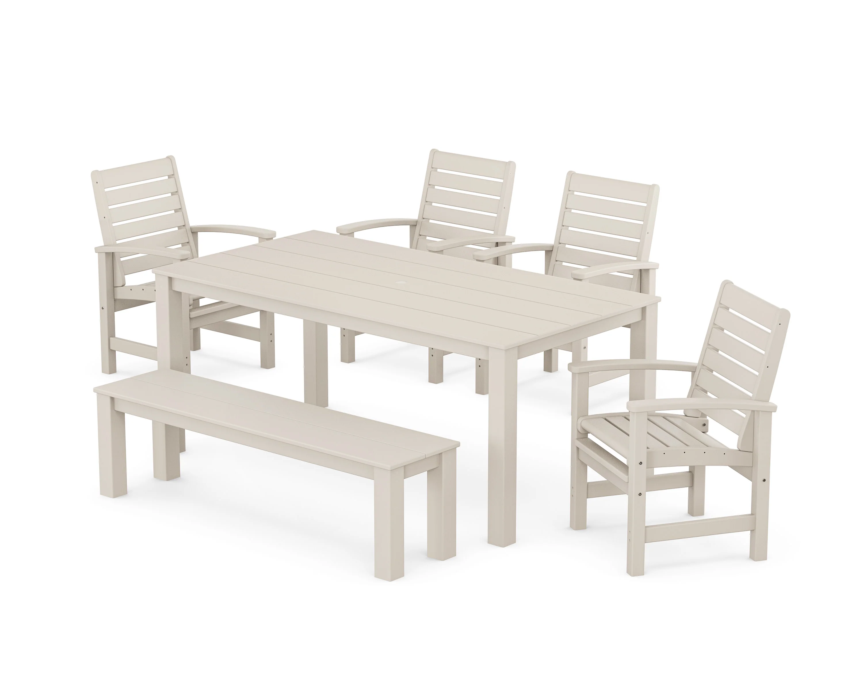 Signature 6-Piece Parsons Dining Set with Bench - Image 8