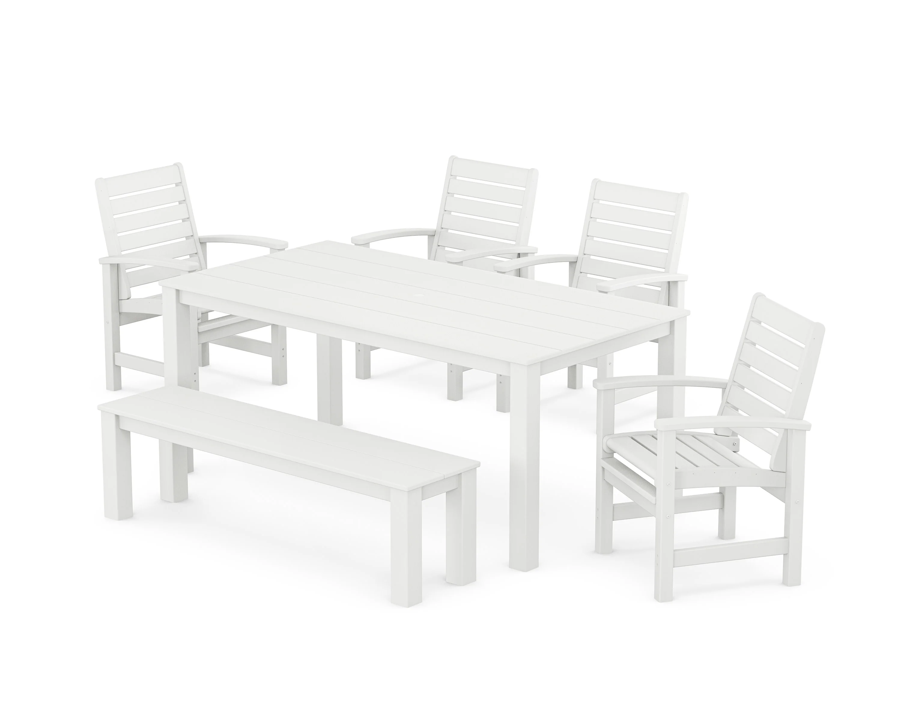 Signature 6-Piece Parsons Dining Set with Bench - Image 9