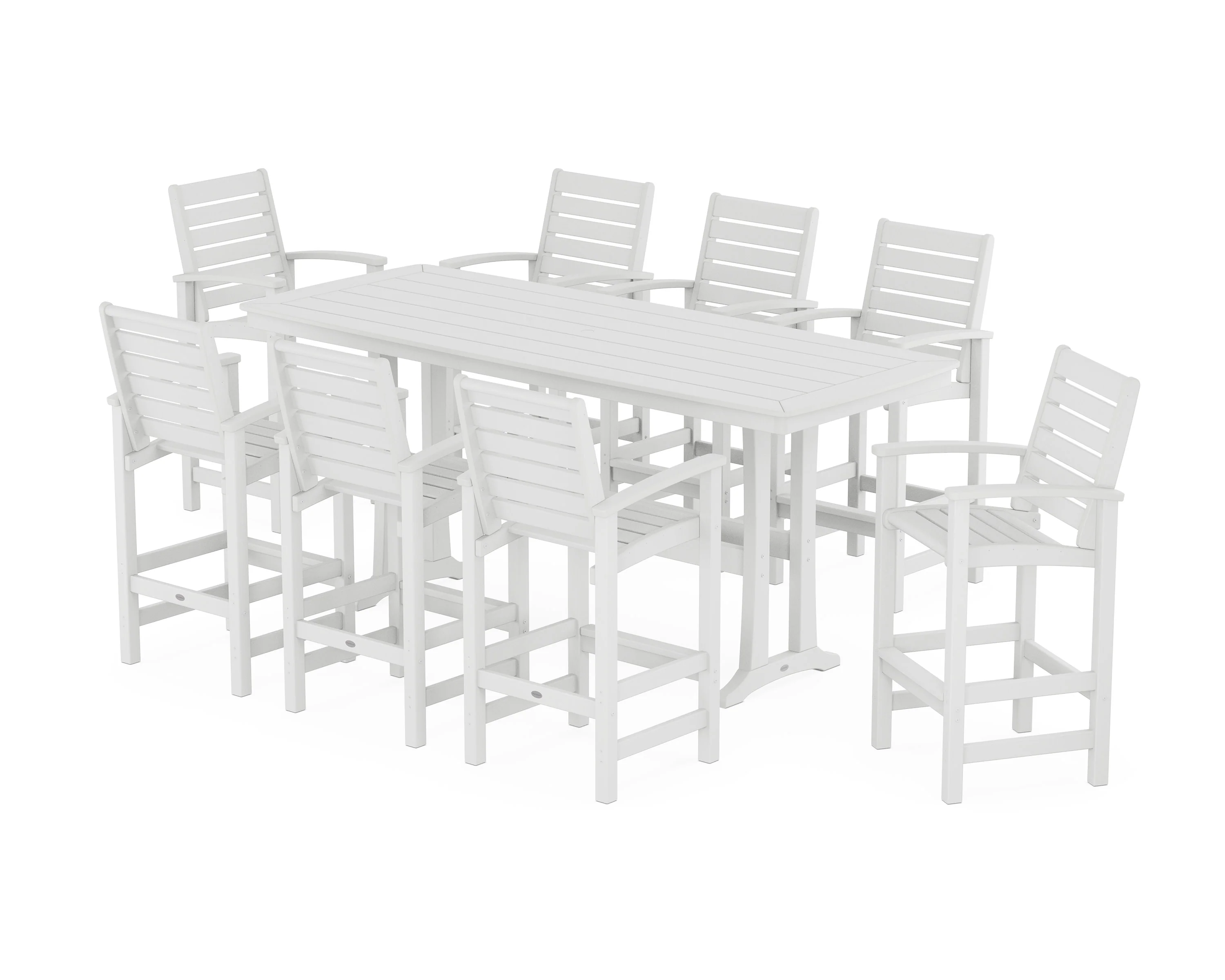 Signature 9-Piece Bar Set with Trestle Legs - Image 6