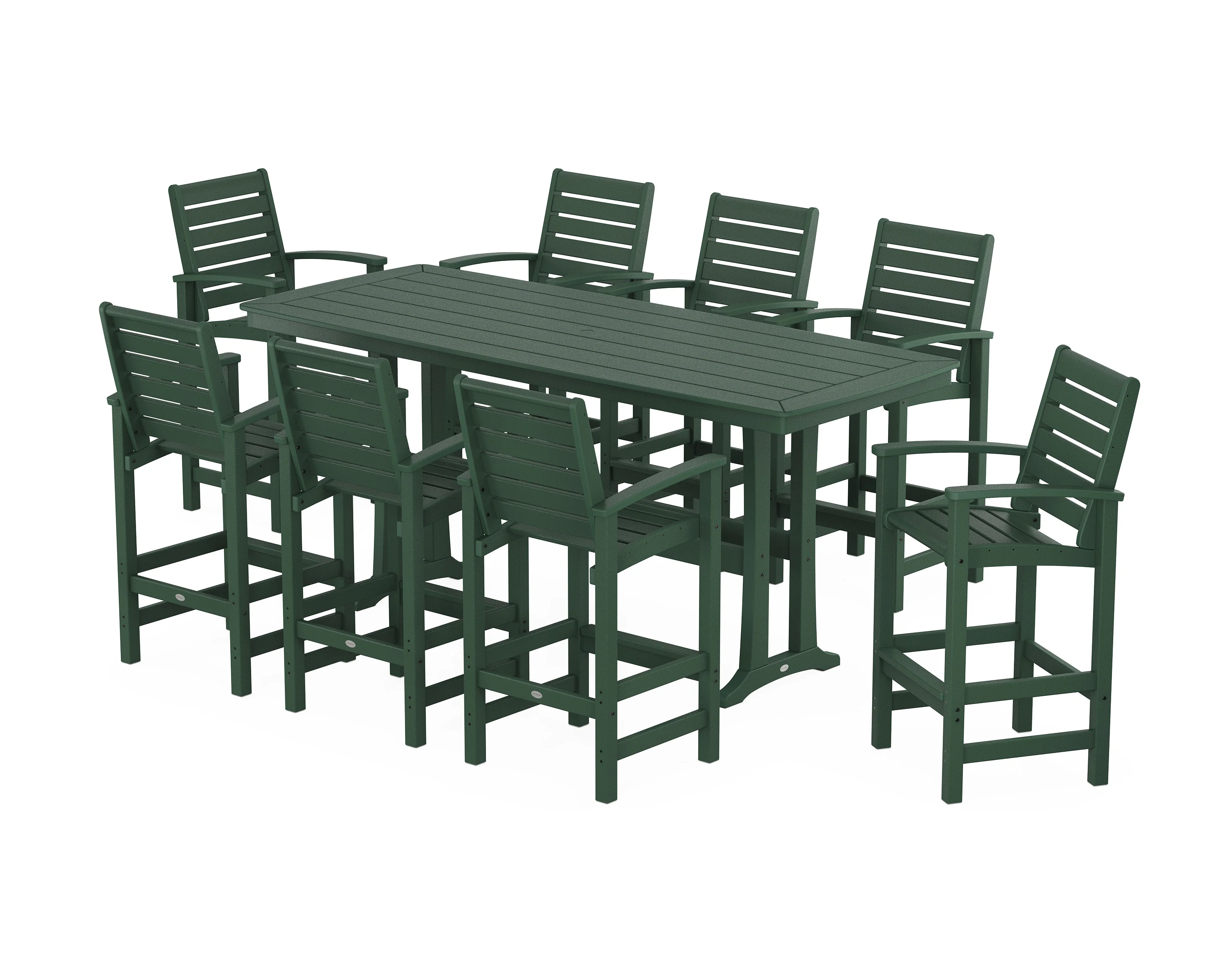 Signature 9-Piece Bar Set with Trestle Legs - Image 9