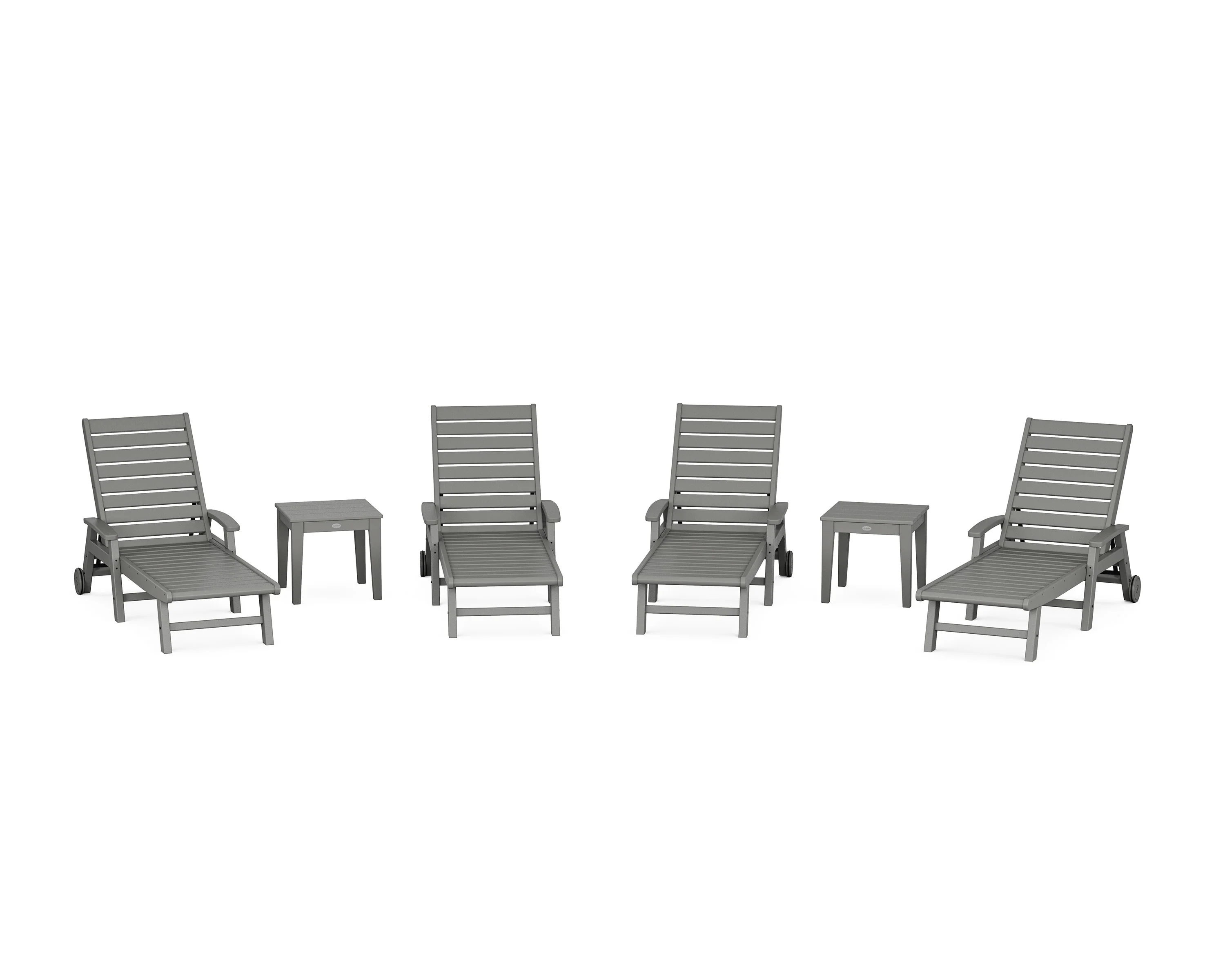 Signature Chaise 6-Piece Set with Wheels