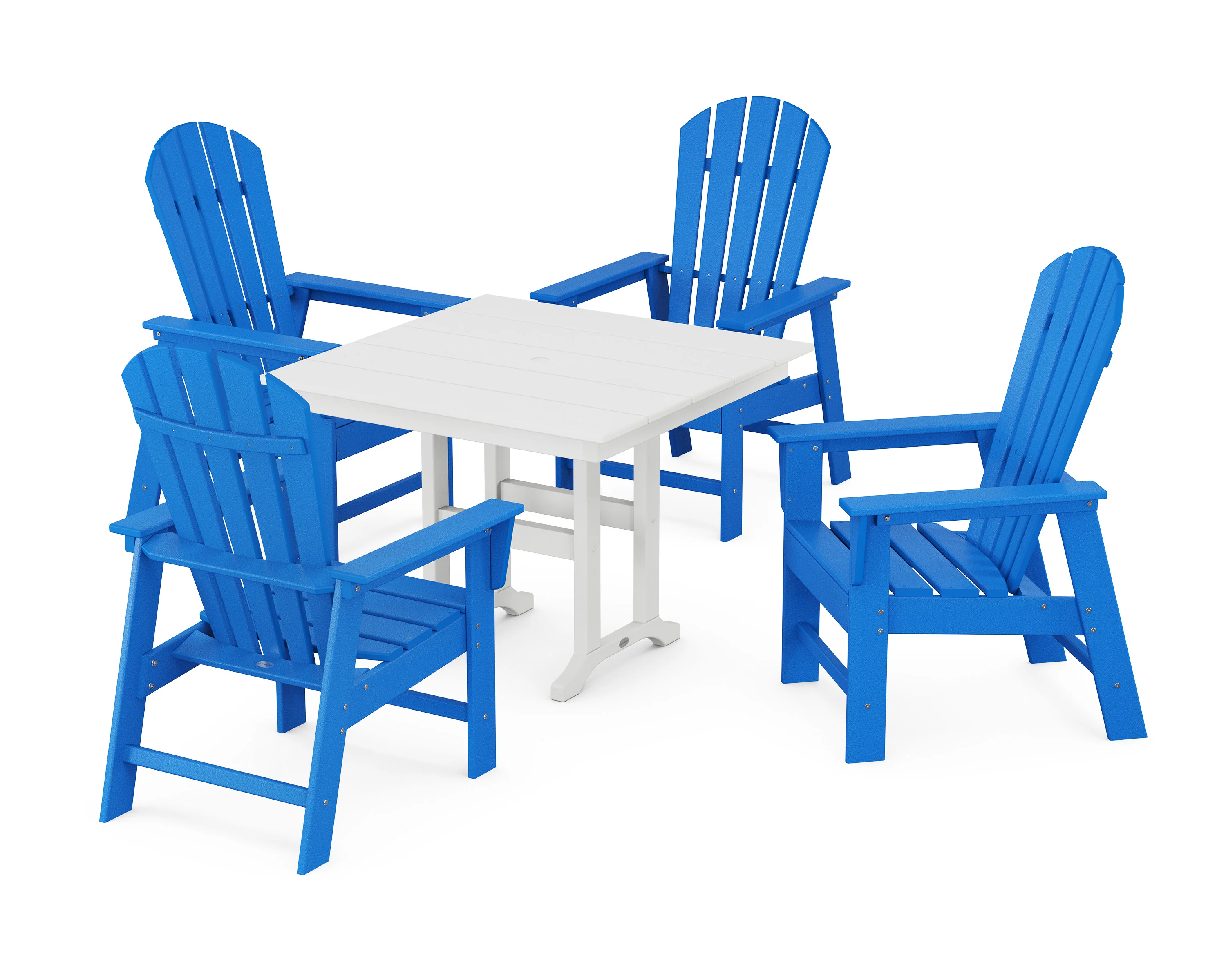 South Beach 5-Piece Farmhouse Dining Set - Image 10
