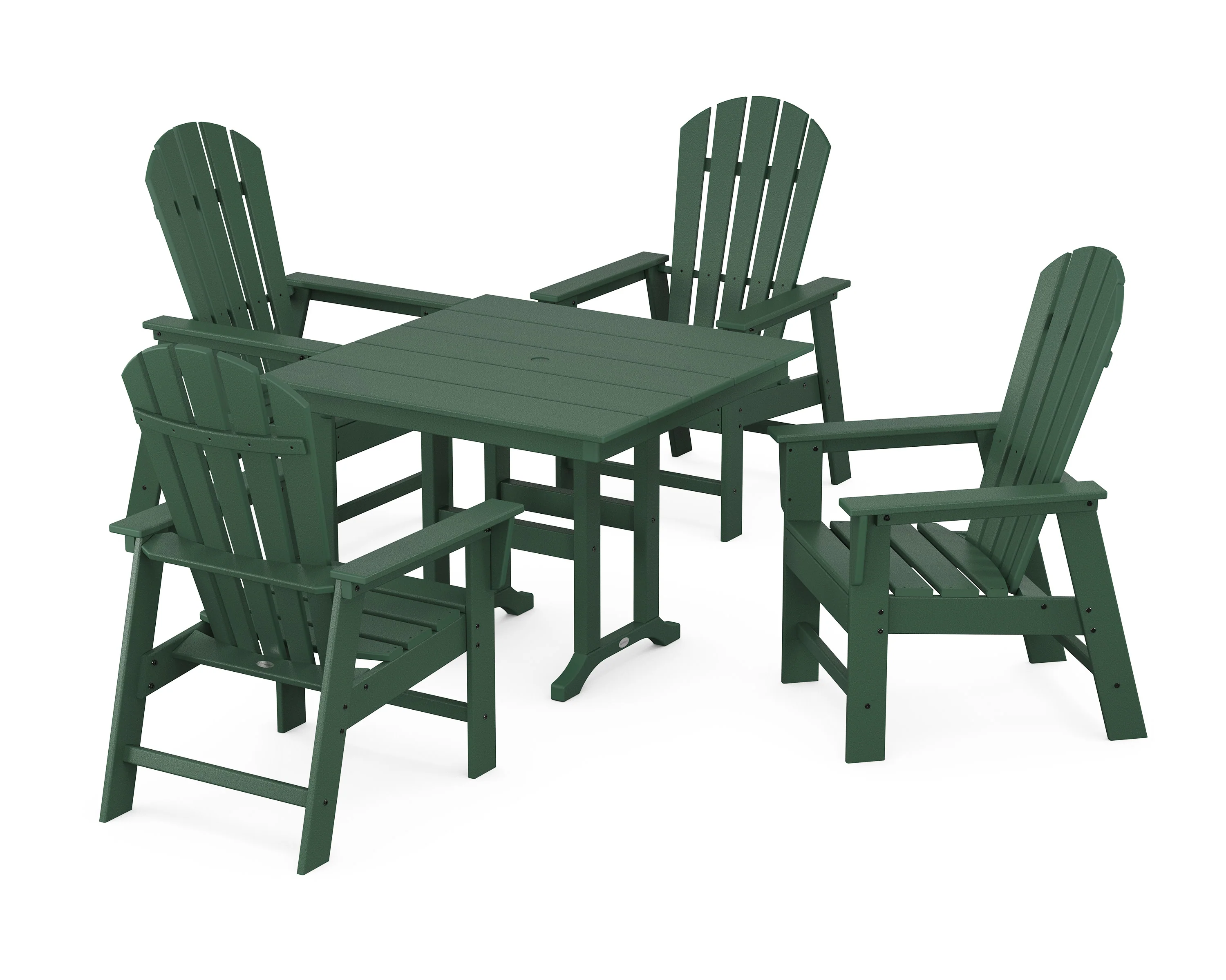 South Beach 5-Piece Farmhouse Dining Set - Image 15