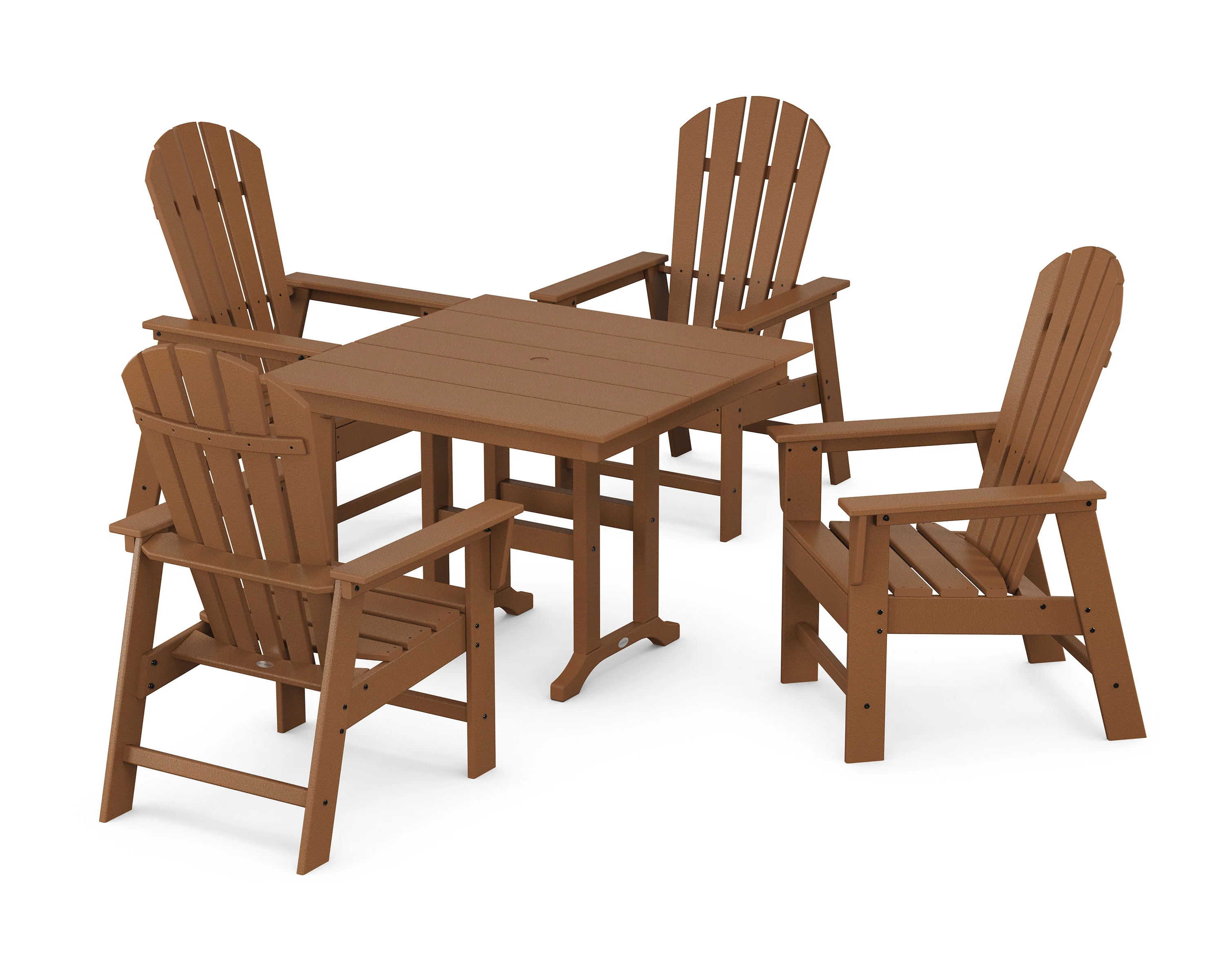 South Beach 5-Piece Farmhouse Dining Set - Image 5