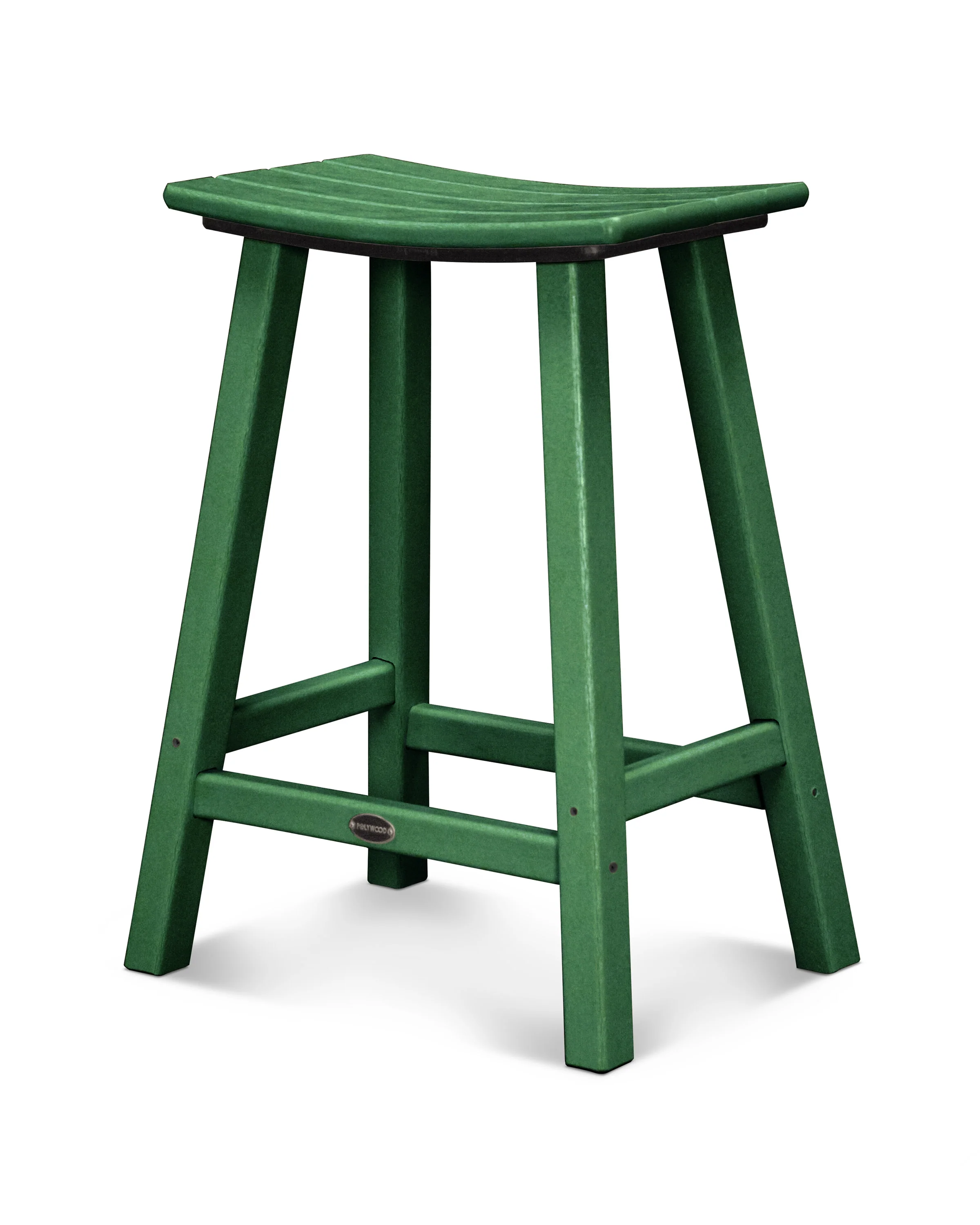 Traditional 24" Saddle Counter Stool - Image 5
