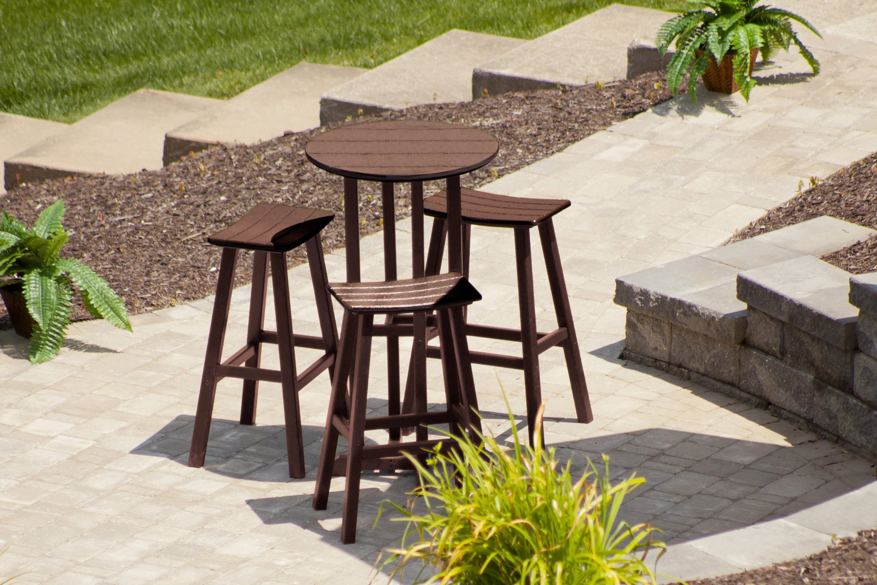Traditional 30" Saddle Bar Stool - Image 2