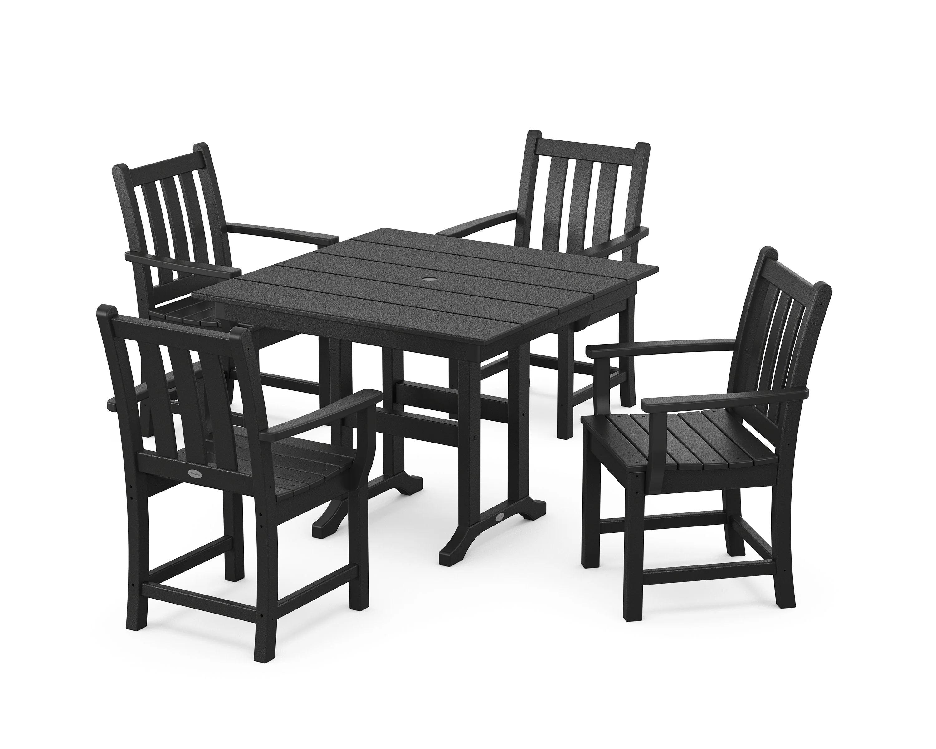 Traditional Garden 5-Piece Farmhouse Dining Set - Image 6