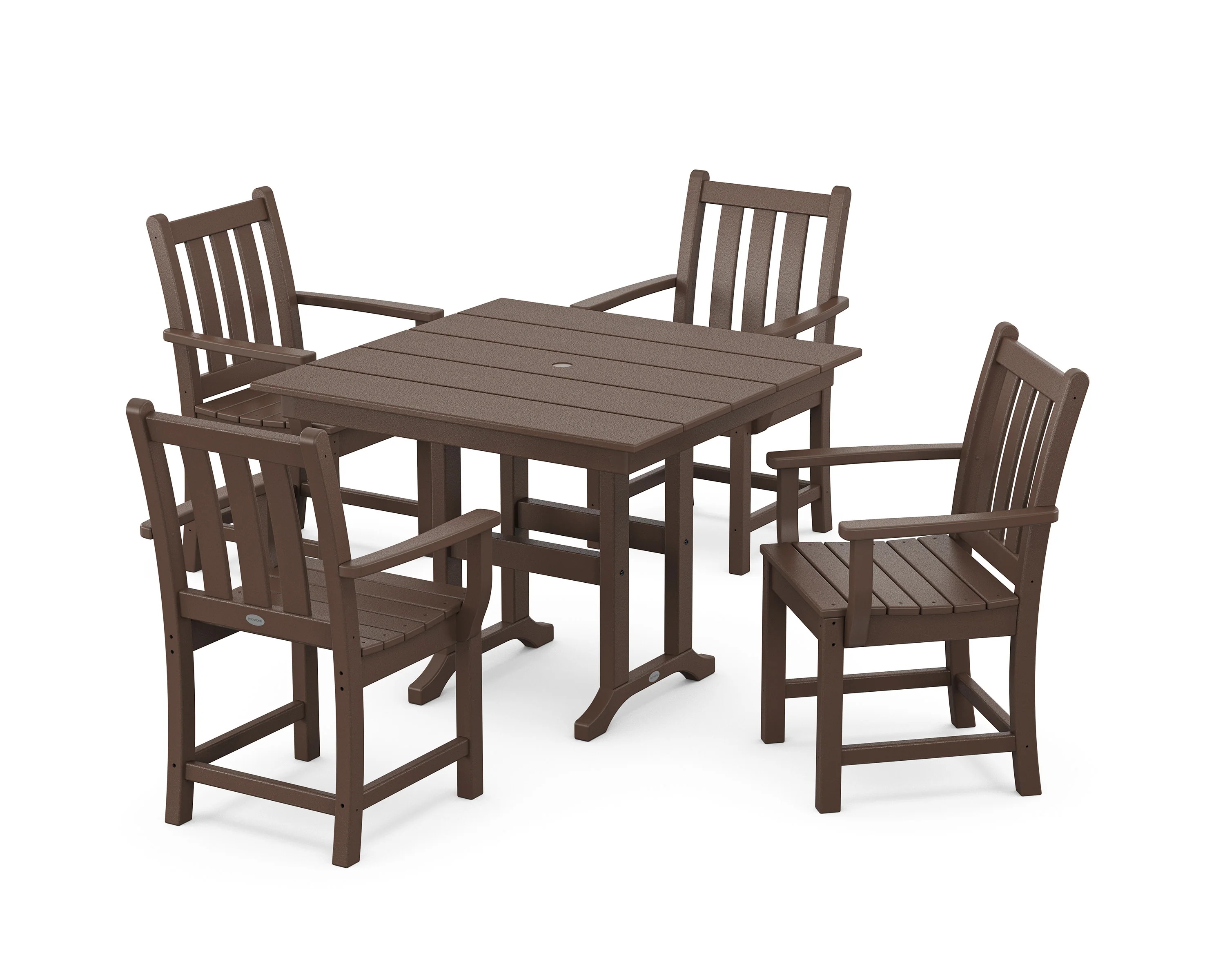 Traditional Garden 5-Piece Farmhouse Dining Set - Image 8