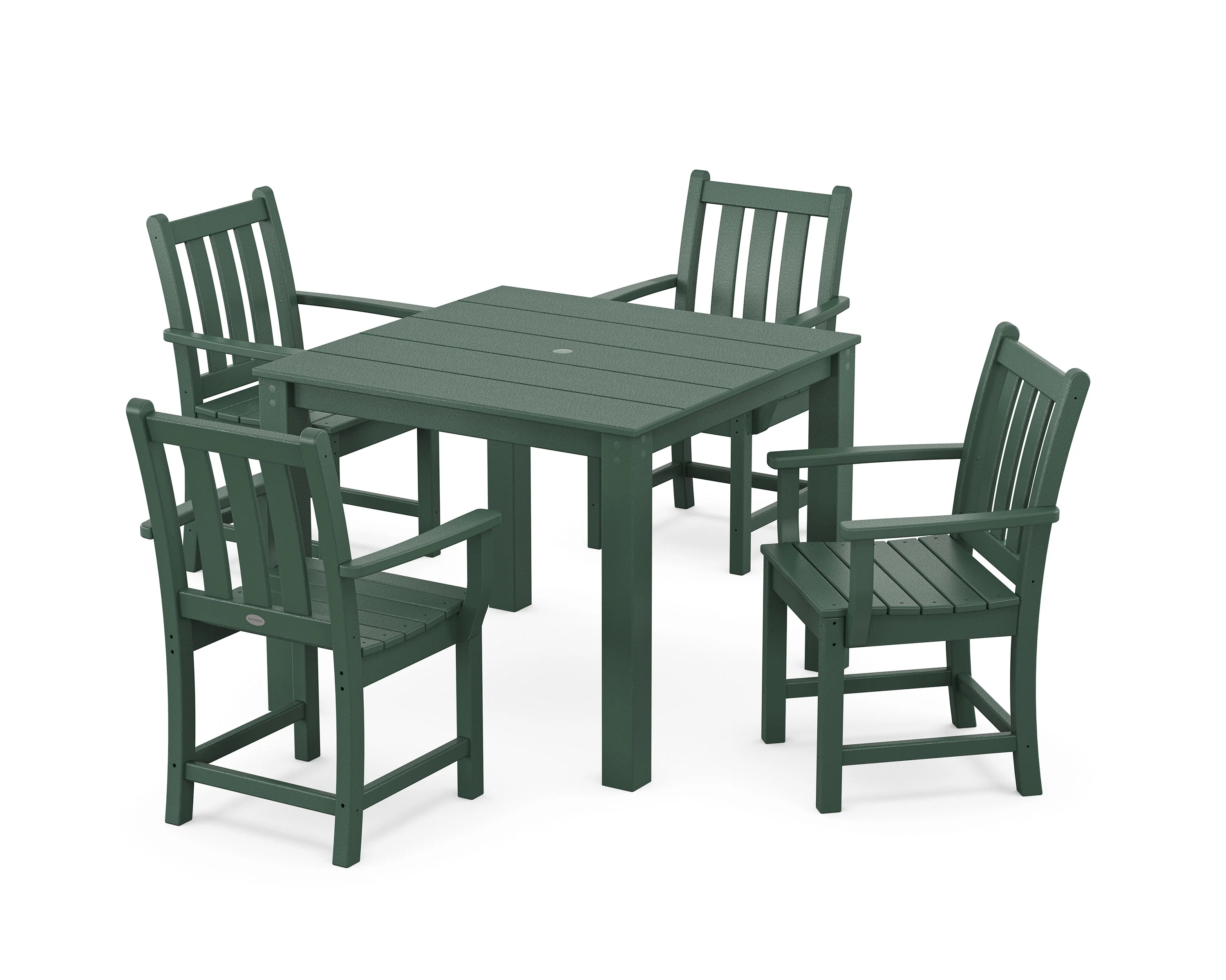 Traditional Garden 5-Piece Parsons Dining Set - Image 4
