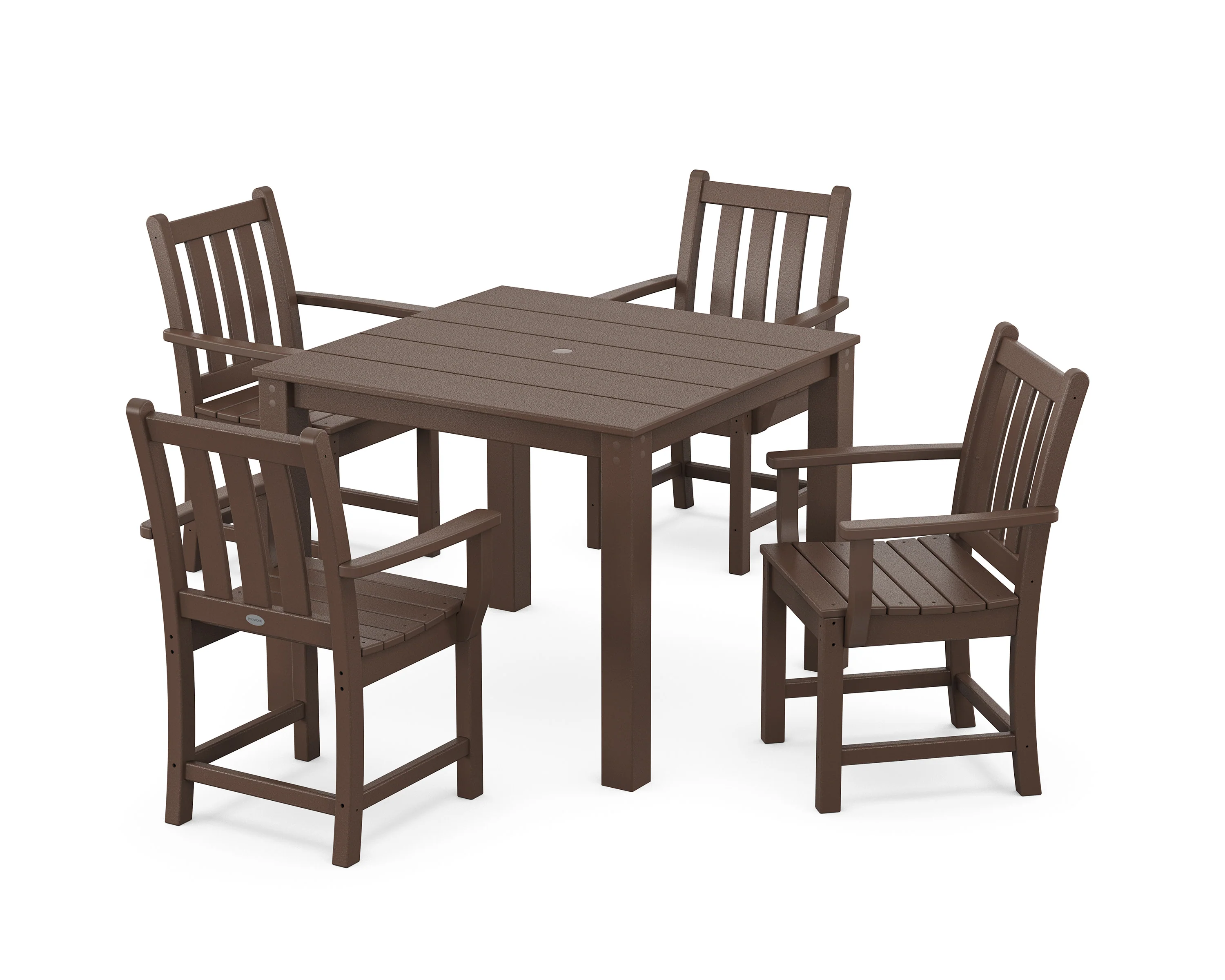 Traditional Garden 5-Piece Parsons Dining Set - Image 5