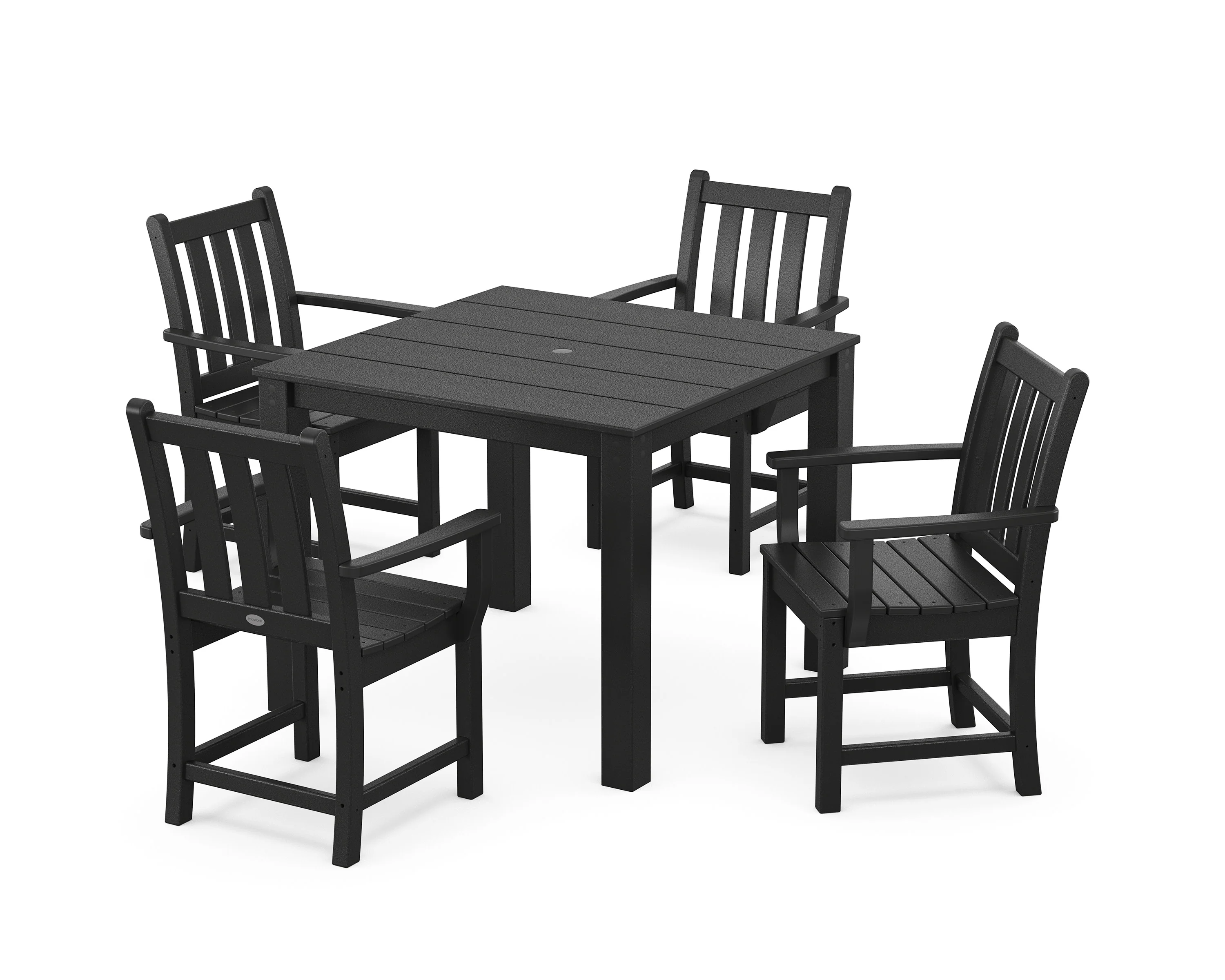 Traditional Garden 5-Piece Parsons Dining Set - Image 8
