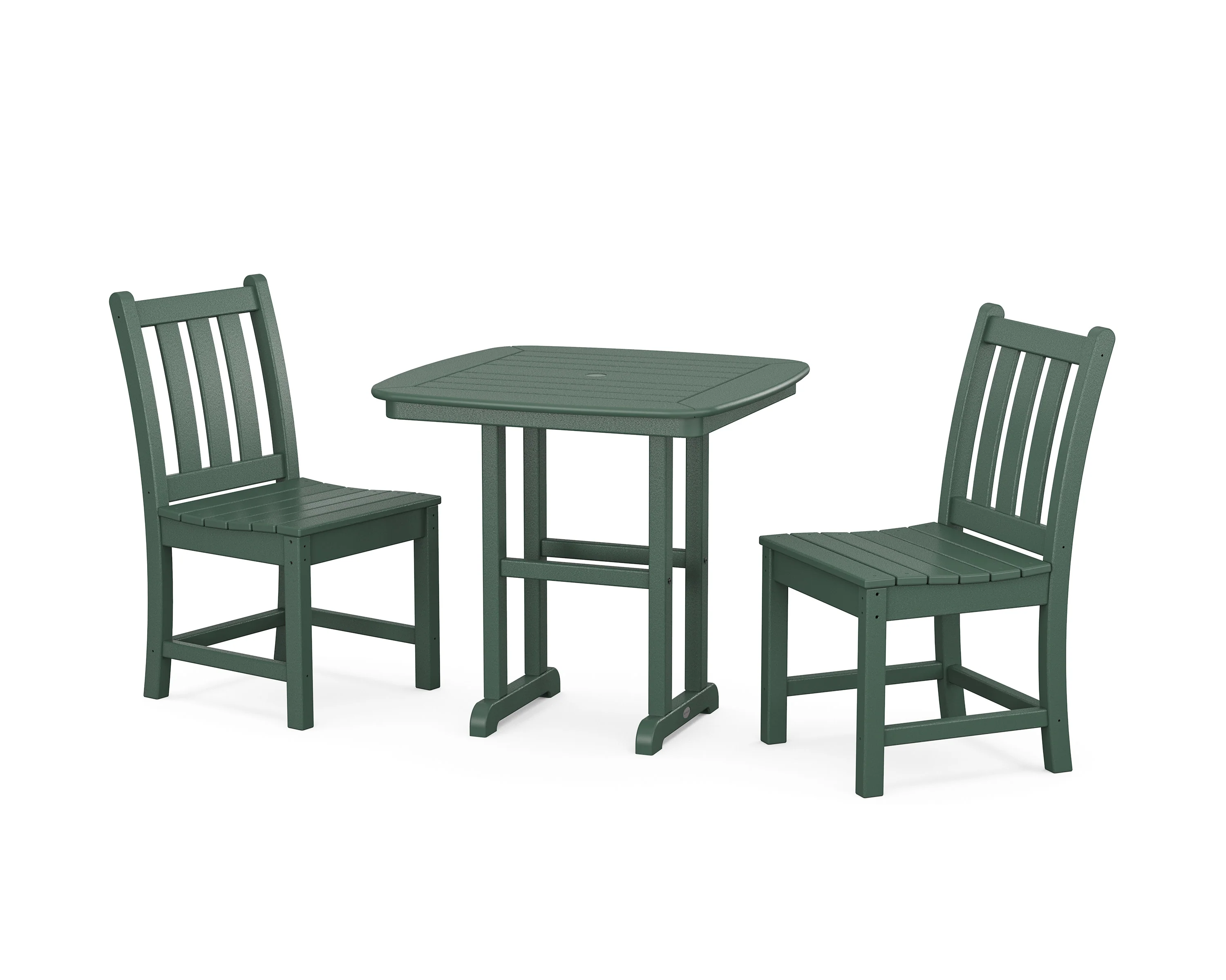 Traditional Garden Side Chair 3-Piece Dining Set - Image 6