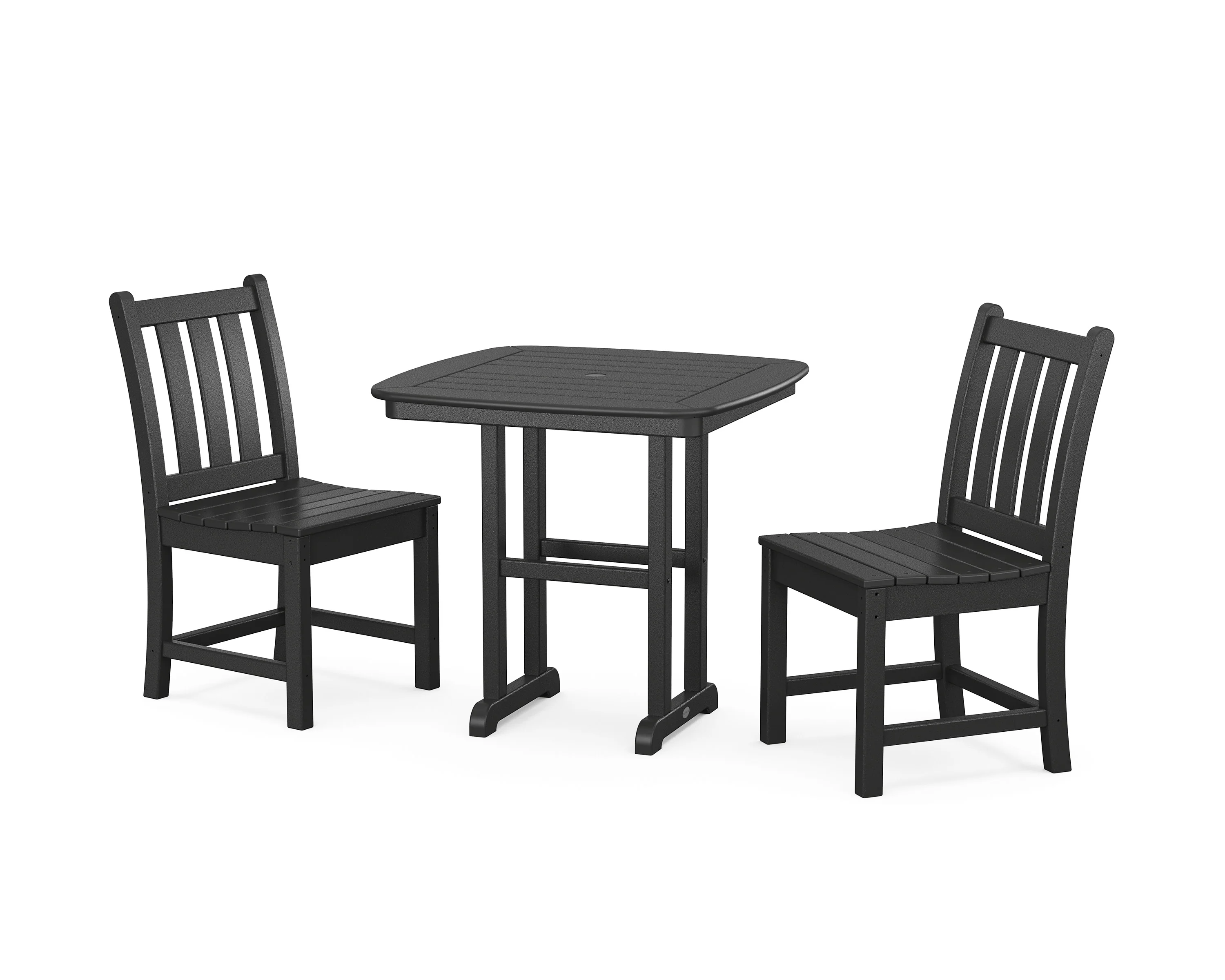 Traditional Garden Side Chair 3-Piece Dining Set - Image 9