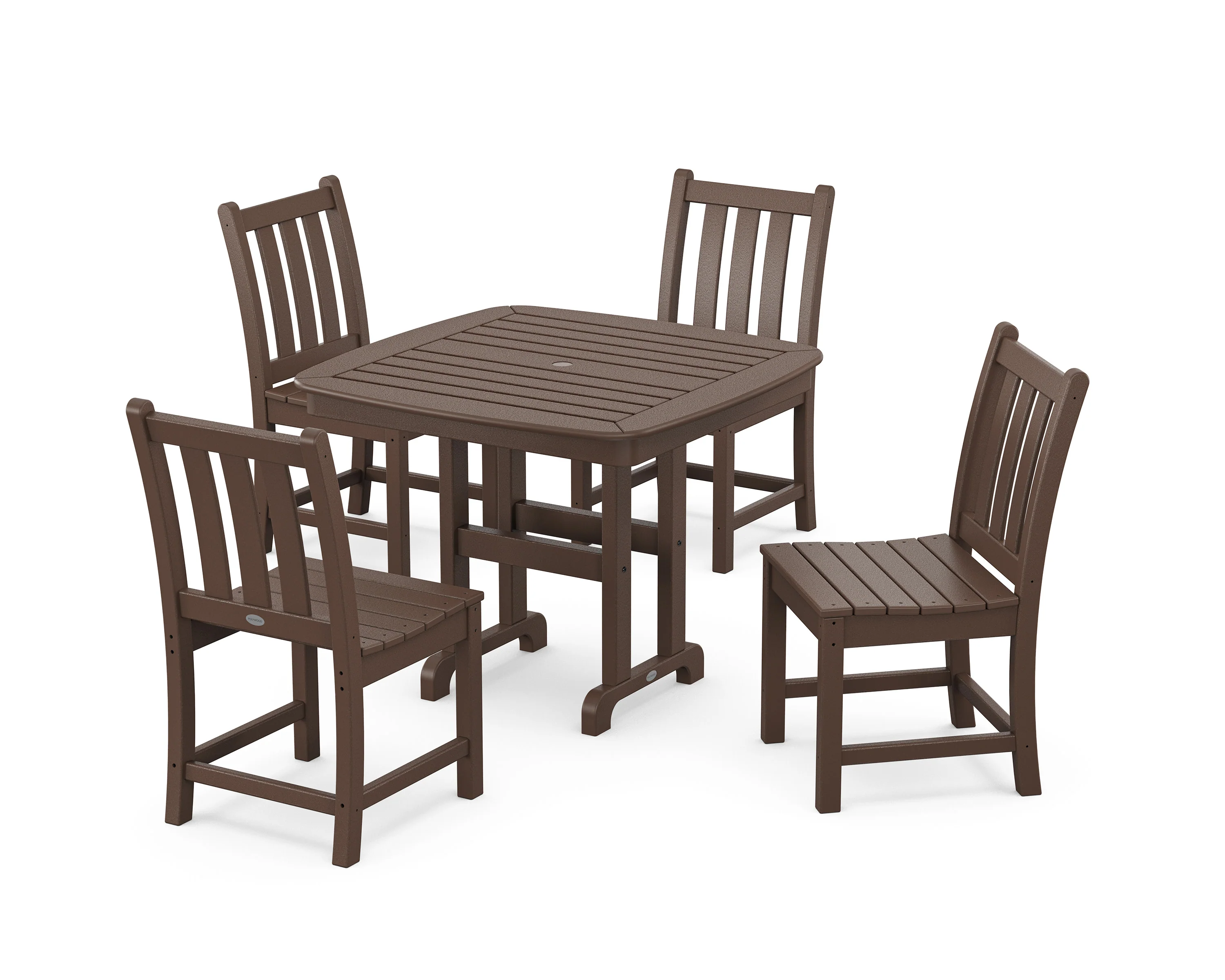 Traditional Garden Side Chair 5-Piece Dining Set - Image 8