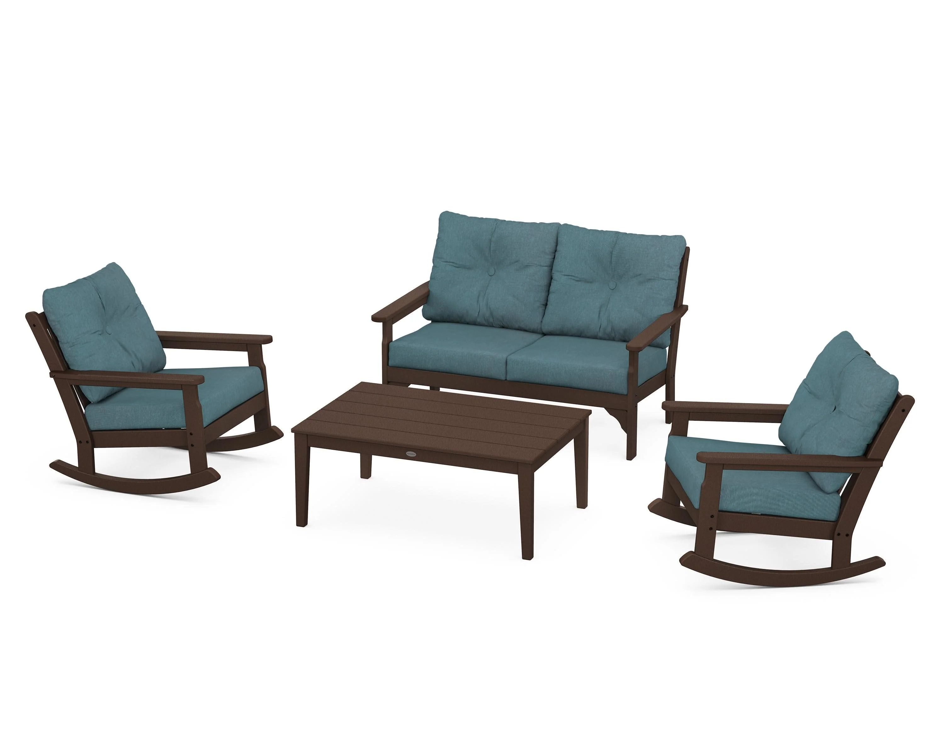 Vineyard 4-Piece Deep Seating Rocking Chair Set - Image 102