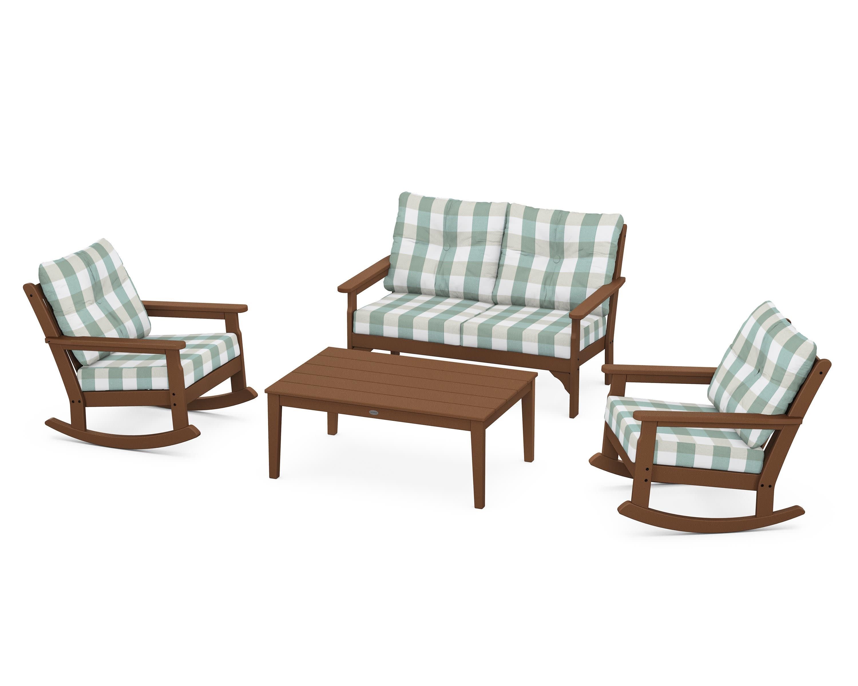 Vineyard 4-Piece Deep Seating Rocking Chair Set - Image 103