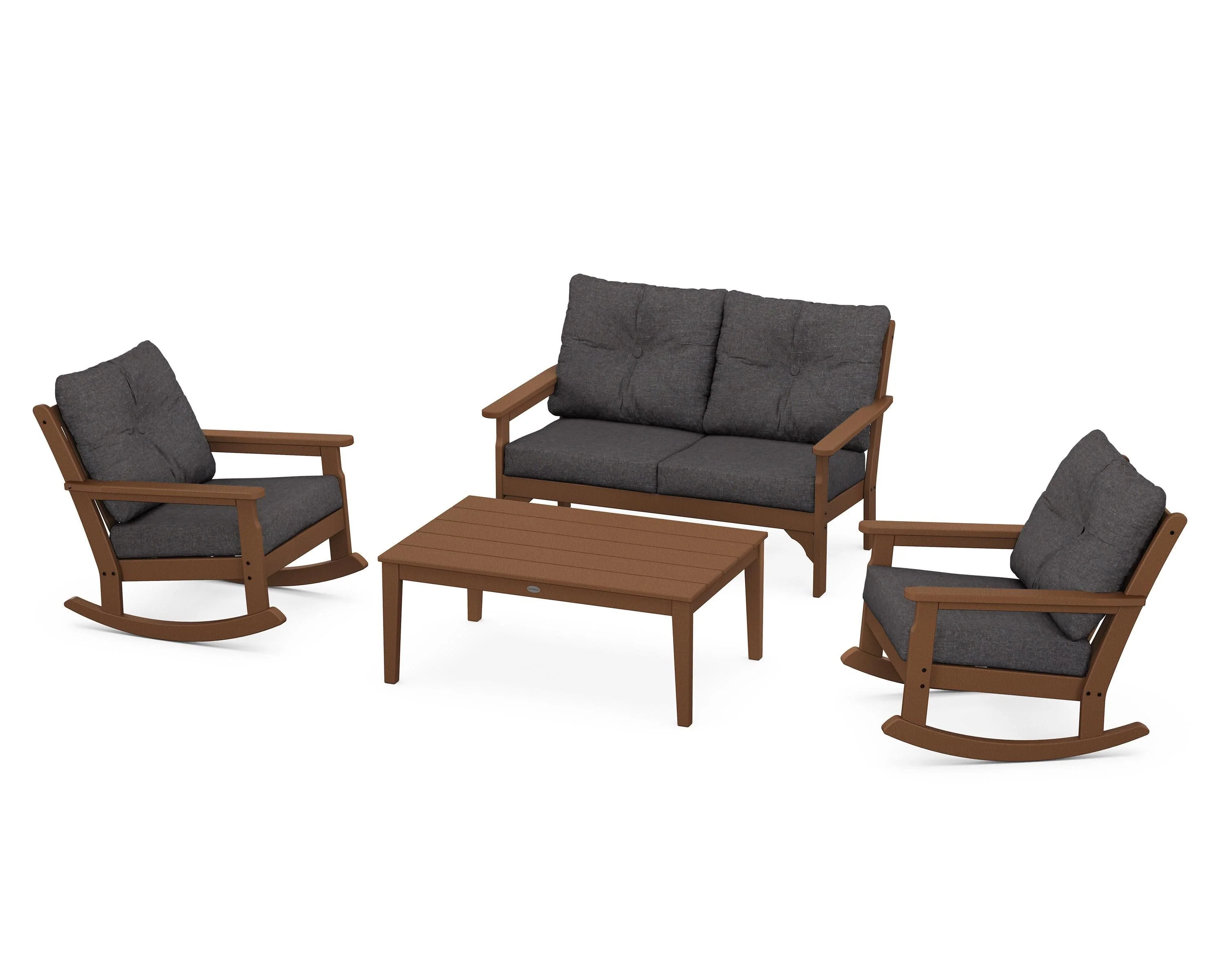 Vineyard 4-Piece Deep Seating Rocking Chair Set - Image 105