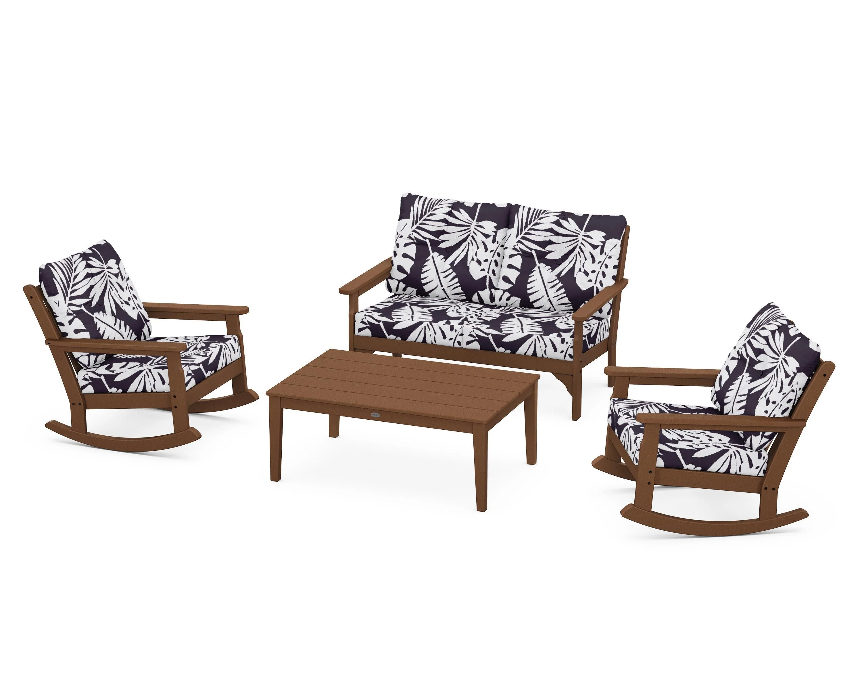 Vineyard 4-Piece Deep Seating Rocking Chair Set - Image 108