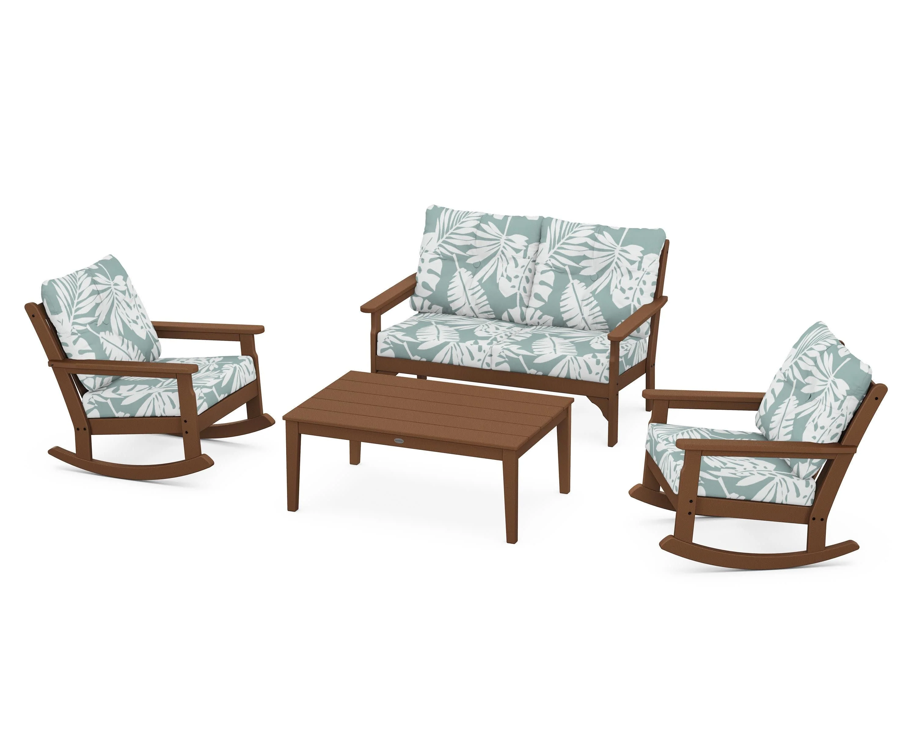 Vineyard 4-Piece Deep Seating Rocking Chair Set - Image 109