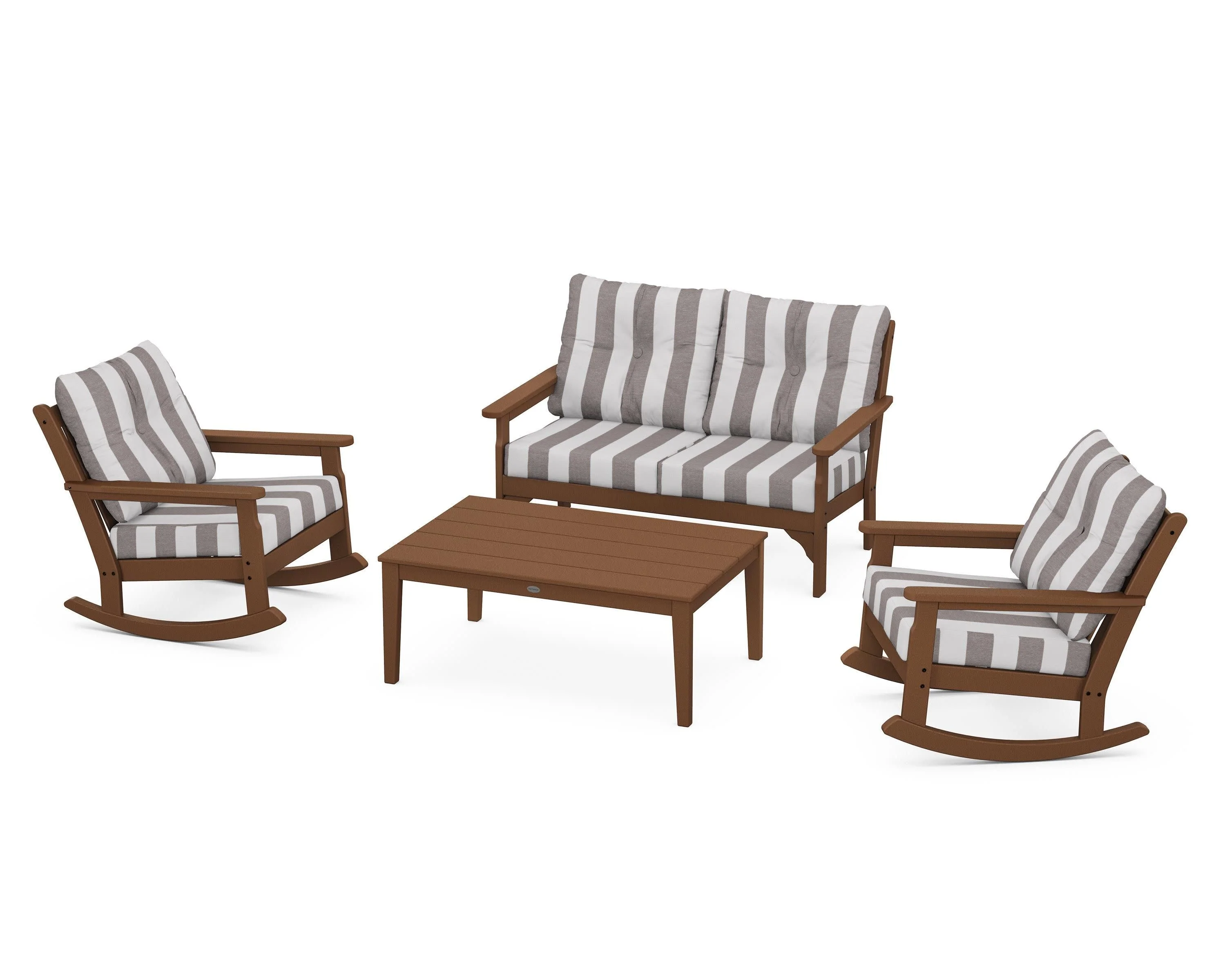 Vineyard 4-Piece Deep Seating Rocking Chair Set - Image 113