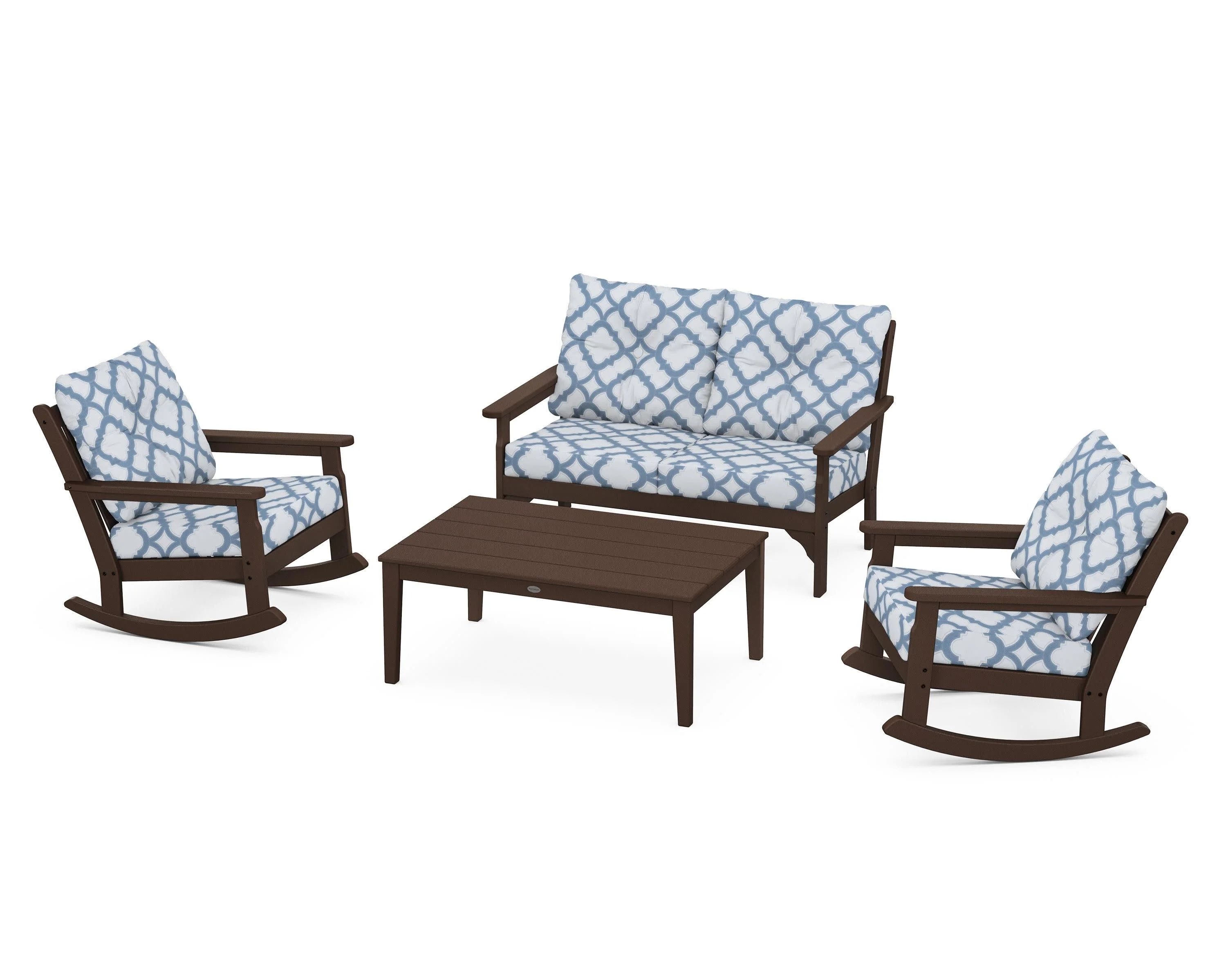Vineyard 4-Piece Deep Seating Rocking Chair Set - Image 119