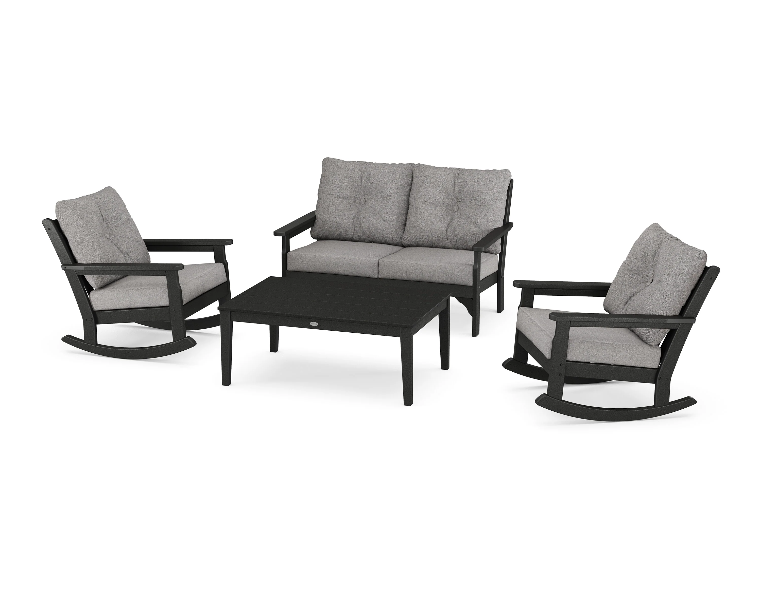 Vineyard 4-Piece Deep Seating Rocking Chair Set - Image 120