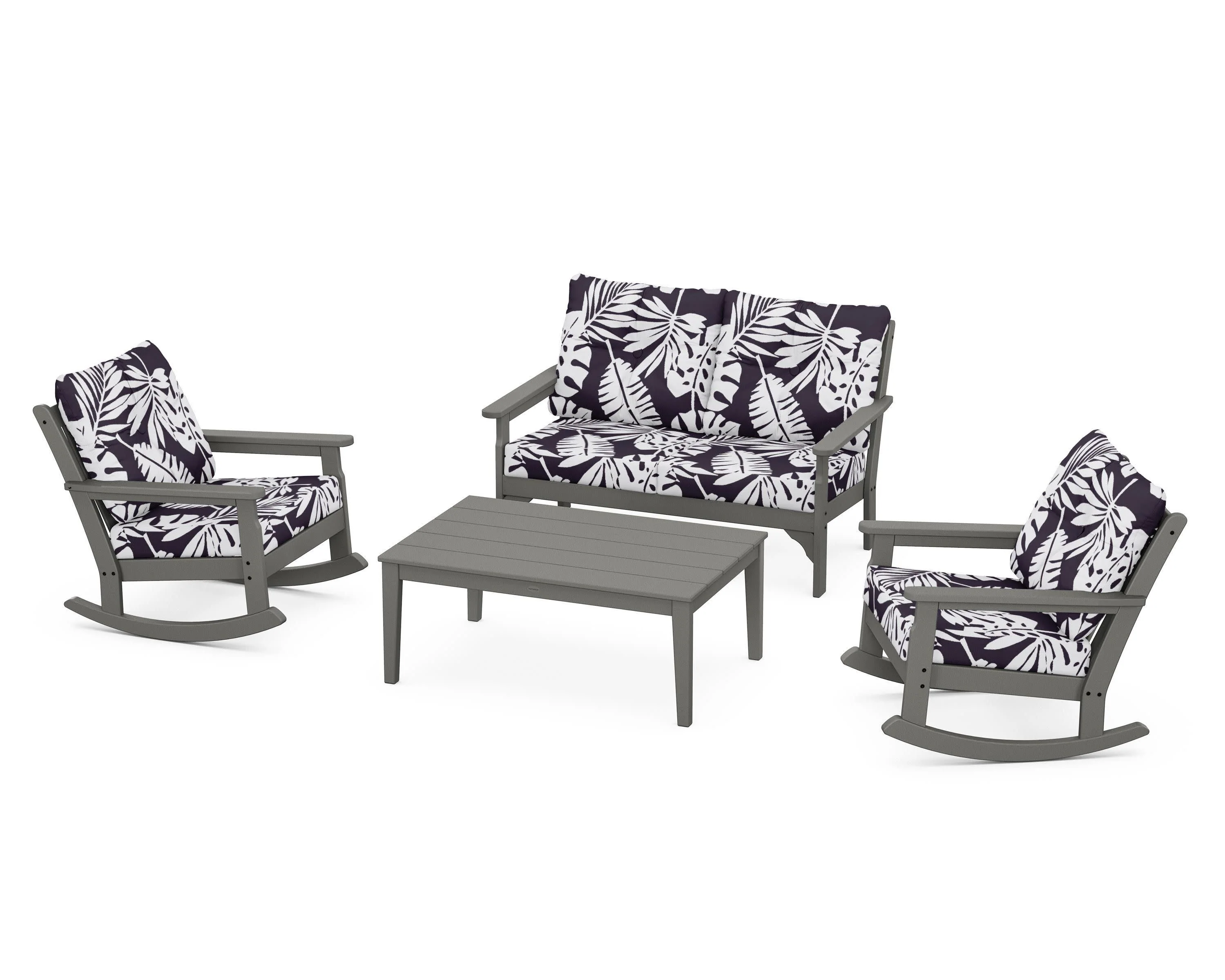 Vineyard 4-Piece Deep Seating Rocking Chair Set - Image 123
