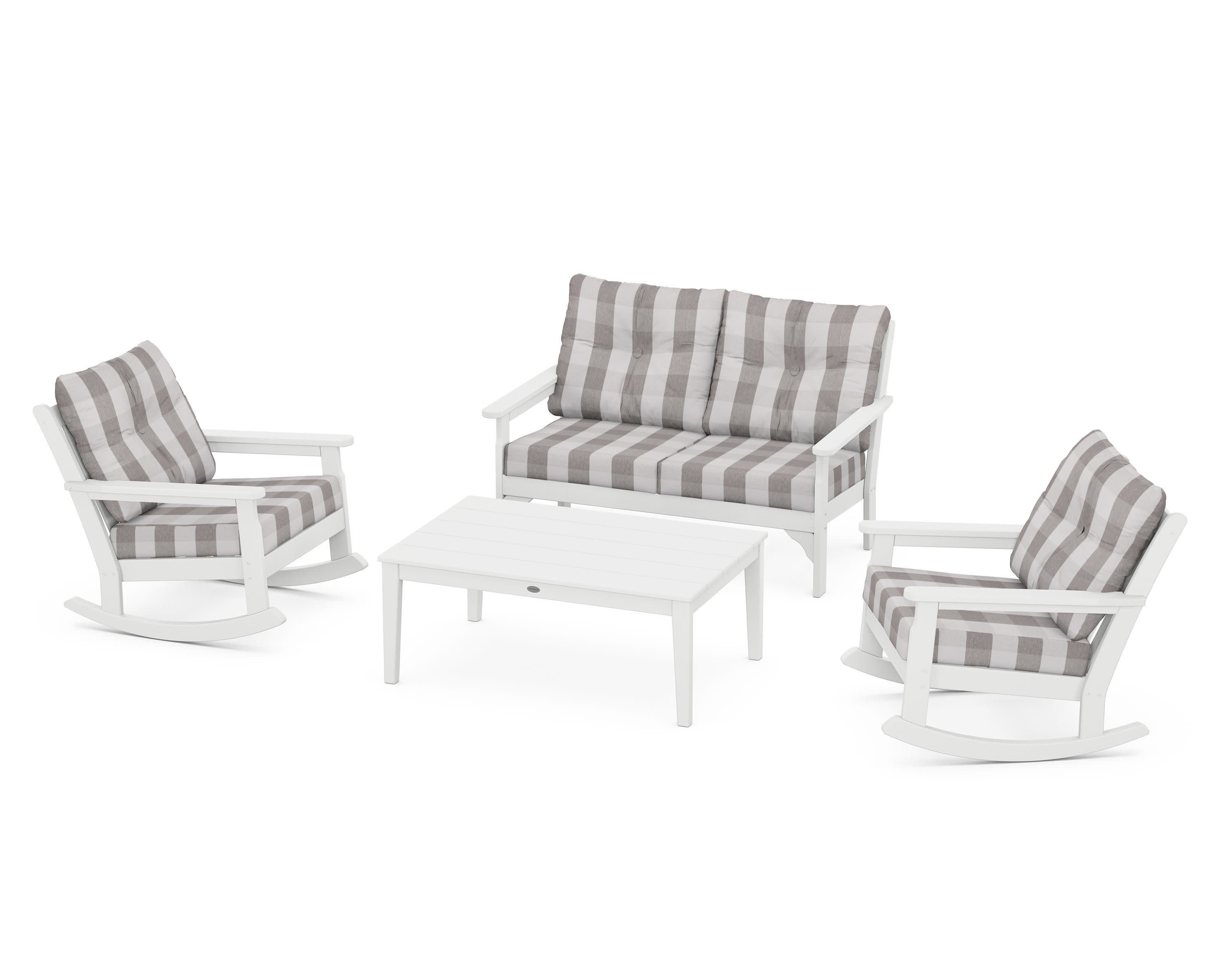 Vineyard 4-Piece Deep Seating Rocking Chair Set - Image 124