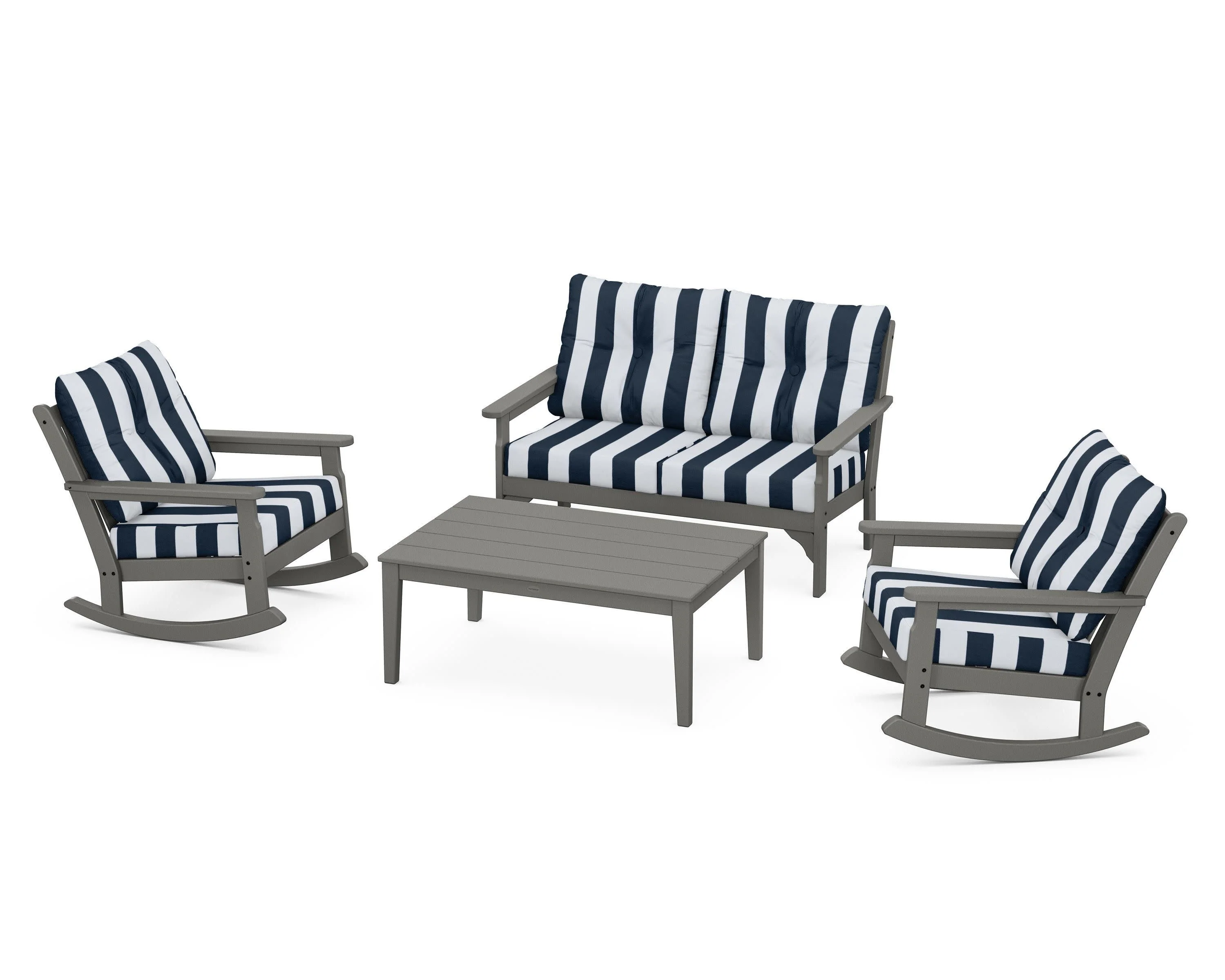 Vineyard 4-Piece Deep Seating Rocking Chair Set - Image 125