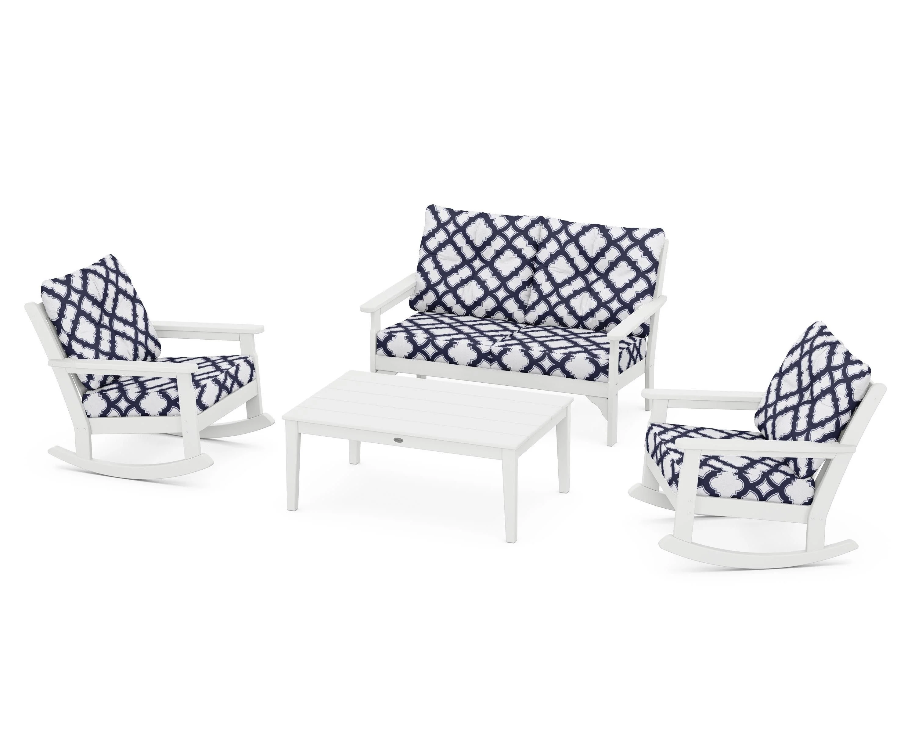 Vineyard 4-Piece Deep Seating Rocking Chair Set - Image 134