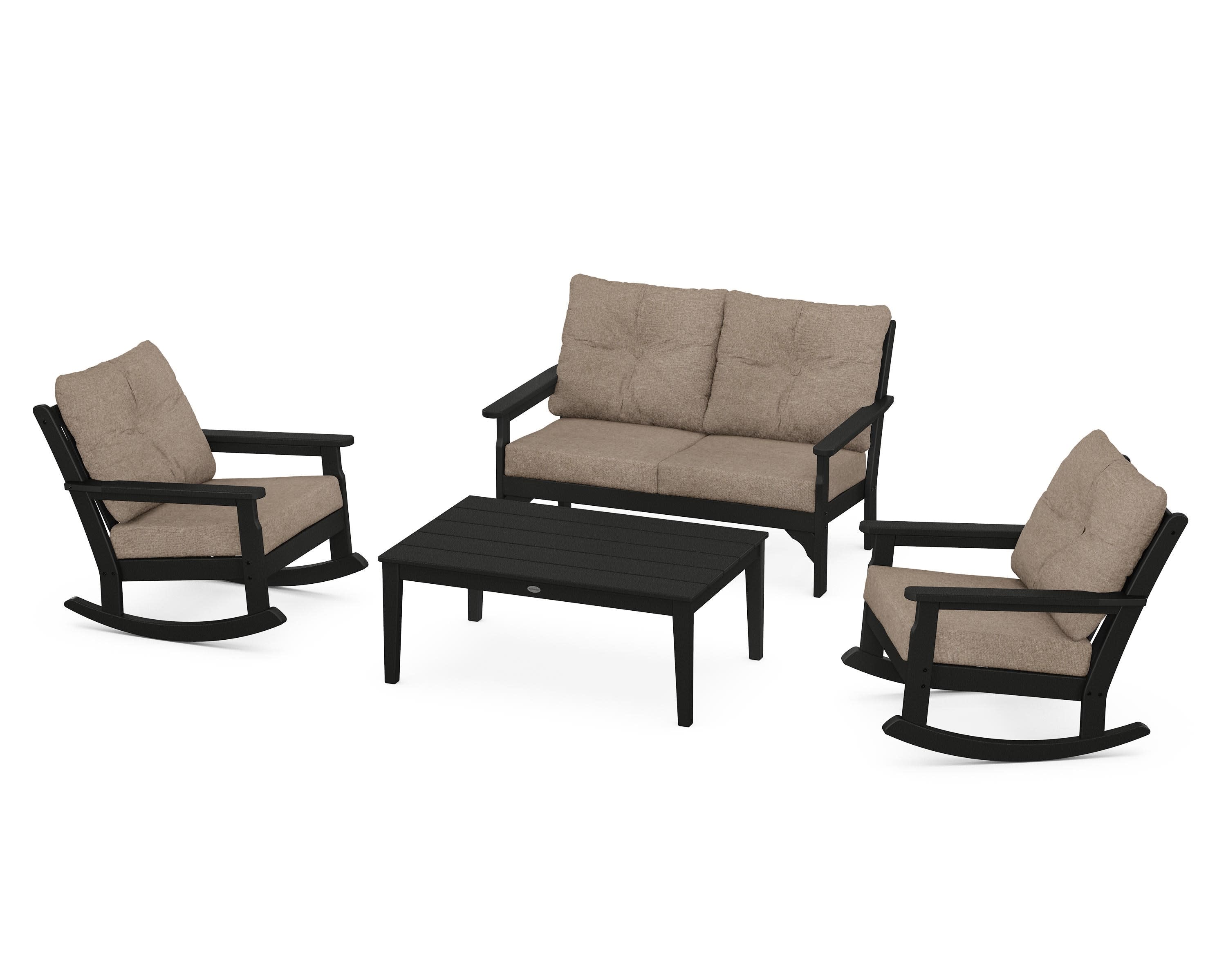 Vineyard 4-Piece Deep Seating Rocking Chair Set - Image 139