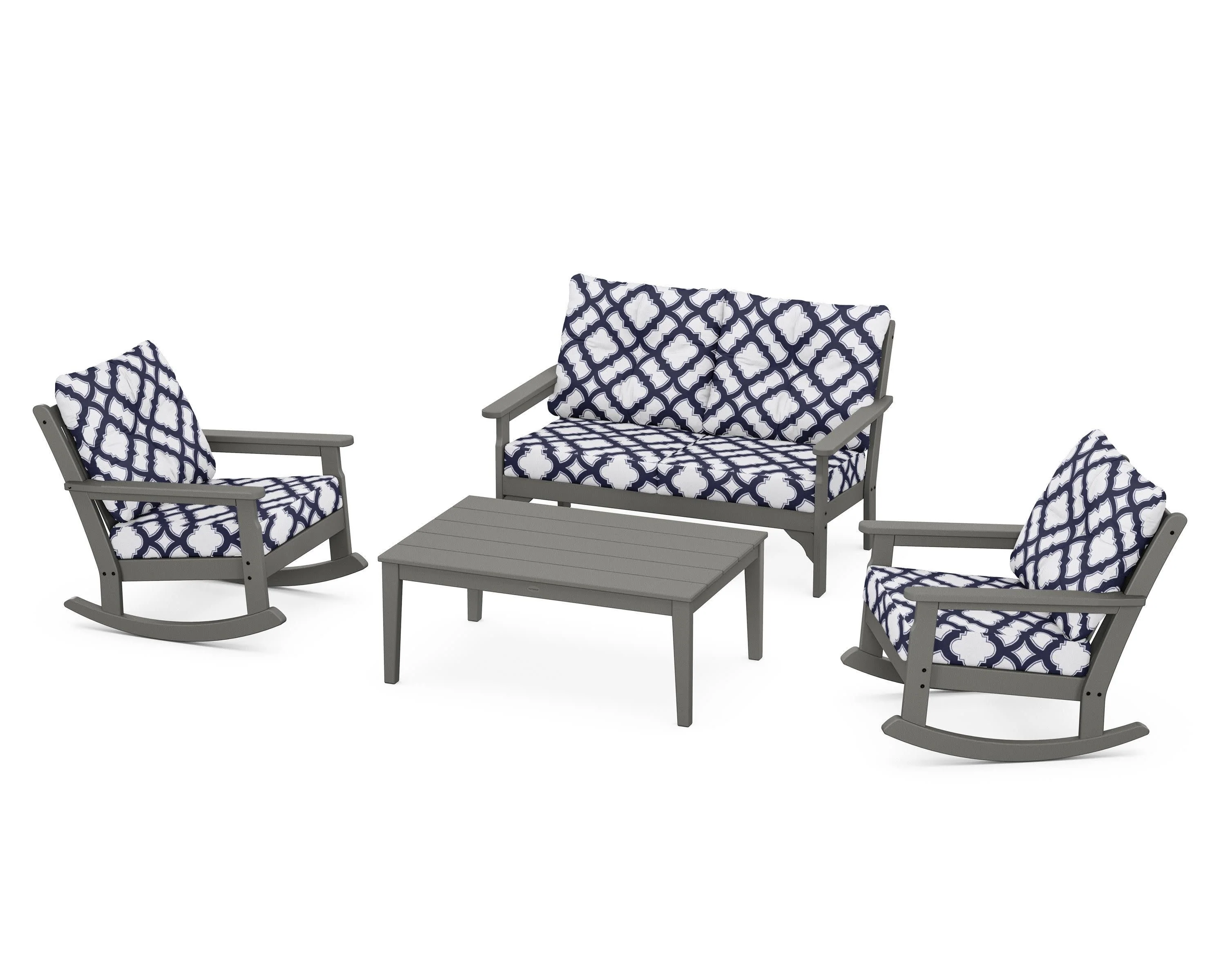 Vineyard 4-Piece Deep Seating Rocking Chair Set - Image 14