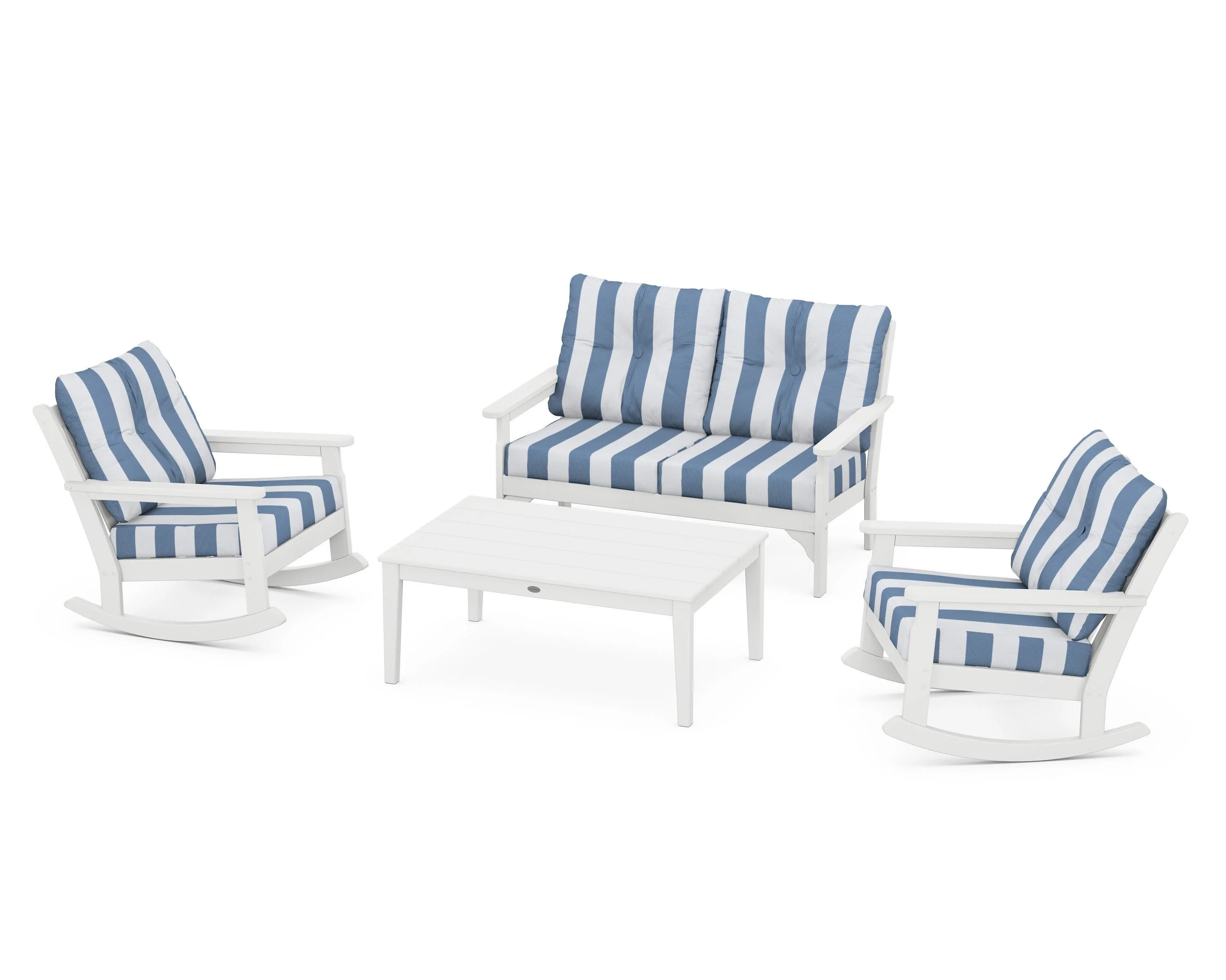 Vineyard 4-Piece Deep Seating Rocking Chair Set - Image 145