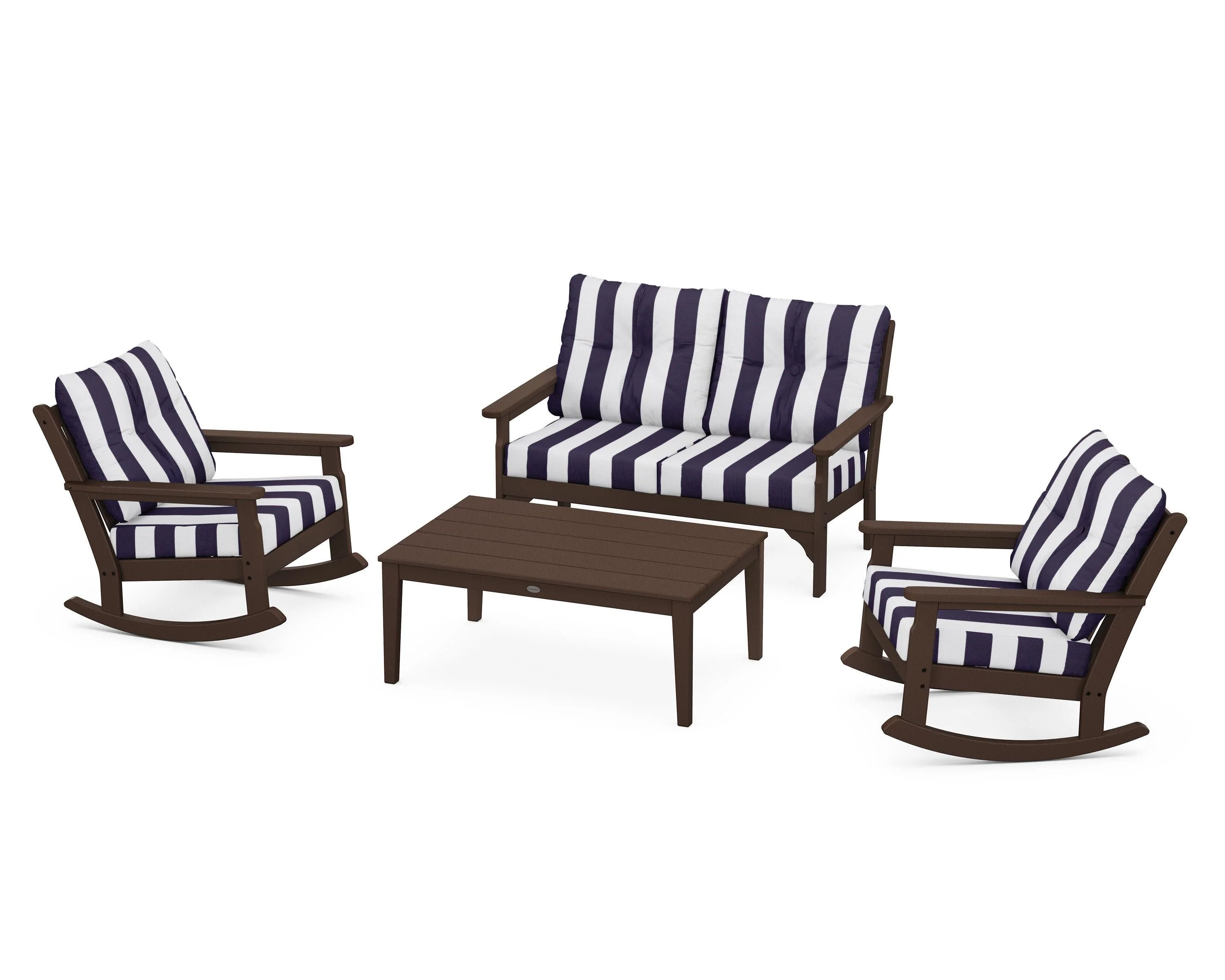 Vineyard 4-Piece Deep Seating Rocking Chair Set - Image 147