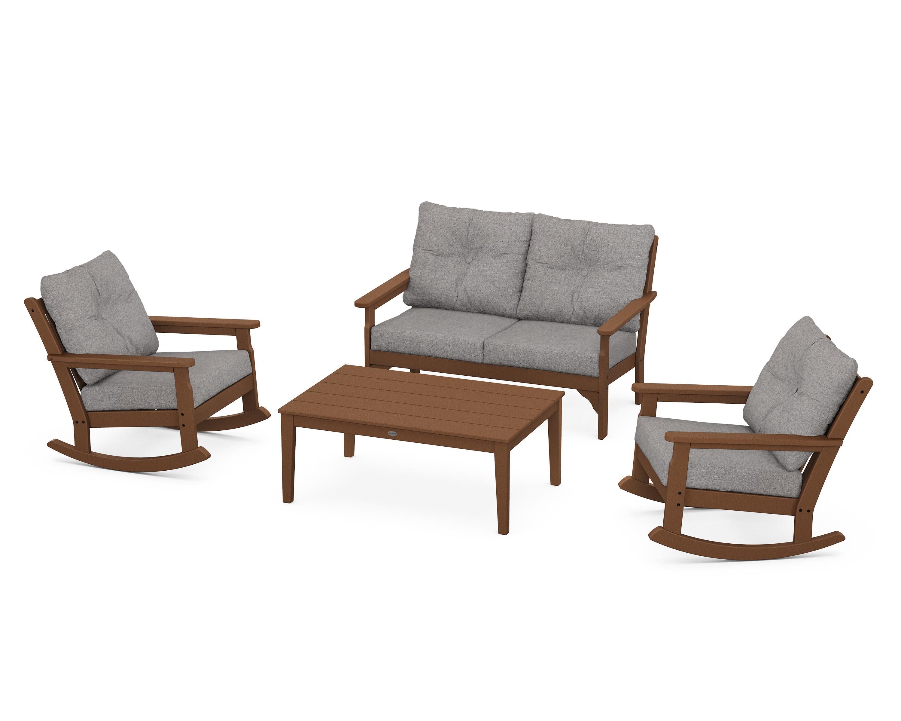 Vineyard 4-Piece Deep Seating Rocking Chair Set - Image 15