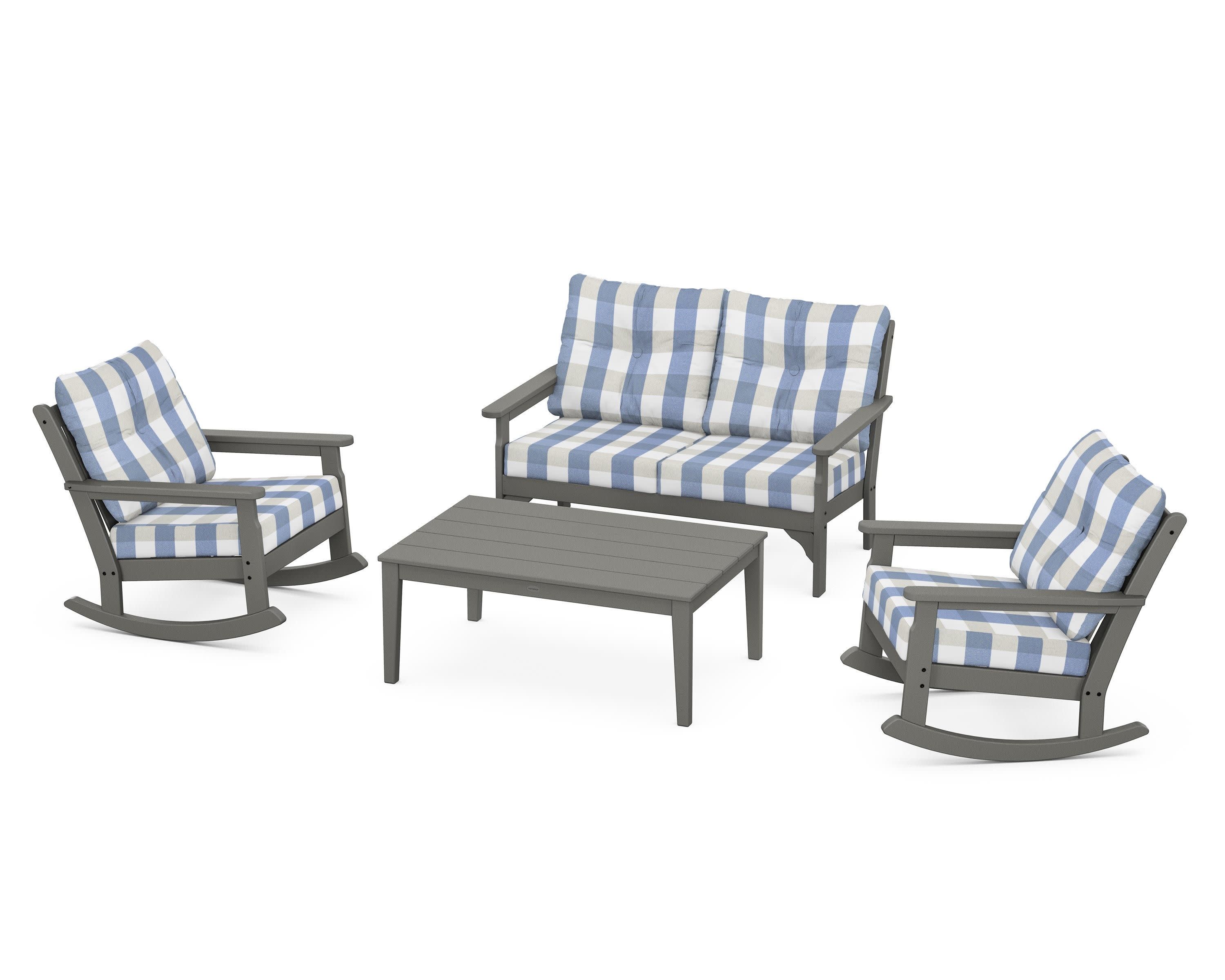 Vineyard 4-Piece Deep Seating Rocking Chair Set - Image 151