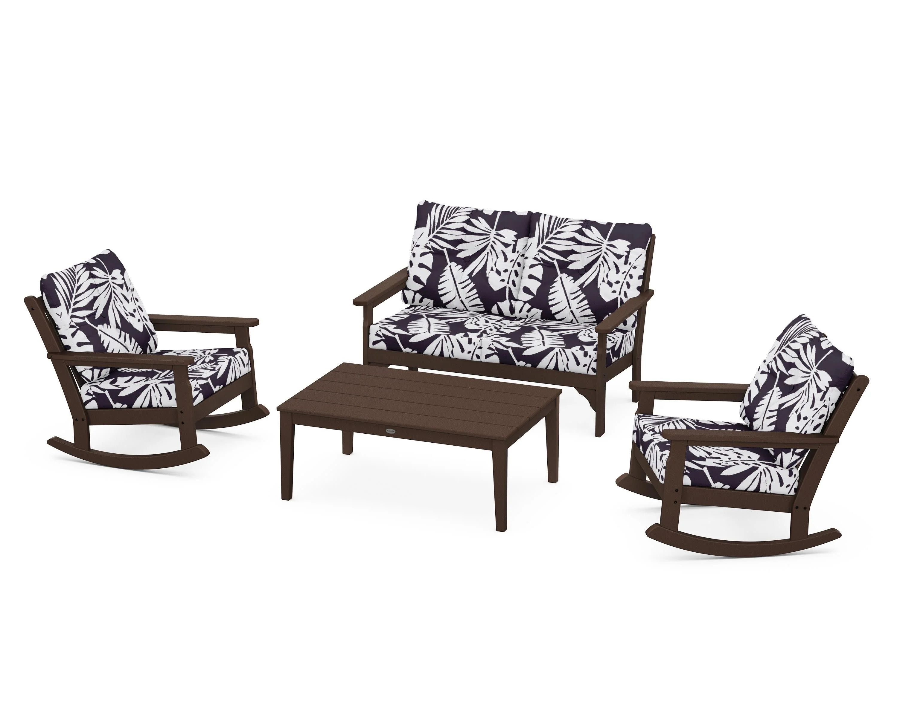 Vineyard 4-Piece Deep Seating Rocking Chair Set - Image 153