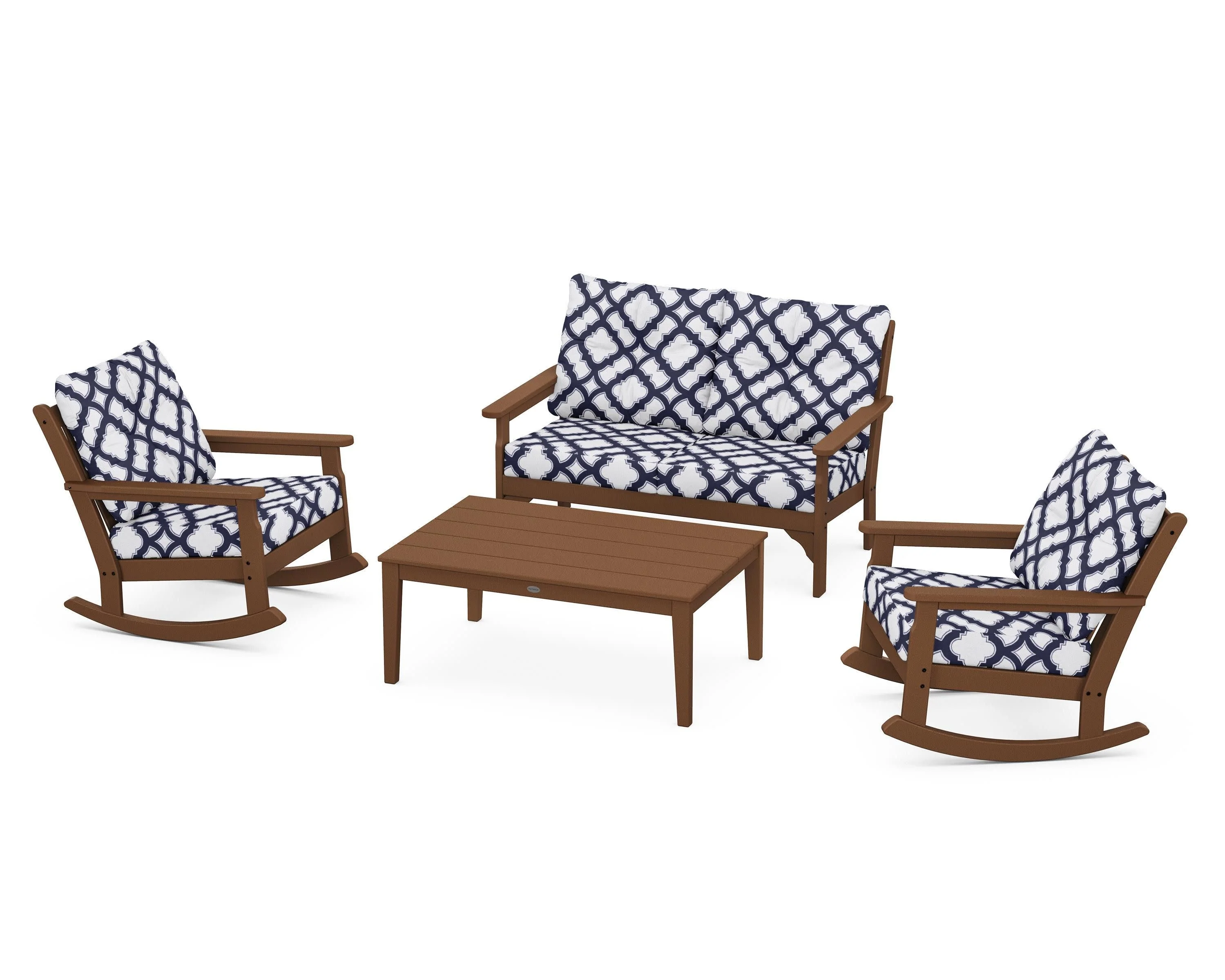Vineyard 4-Piece Deep Seating Rocking Chair Set - Image 156