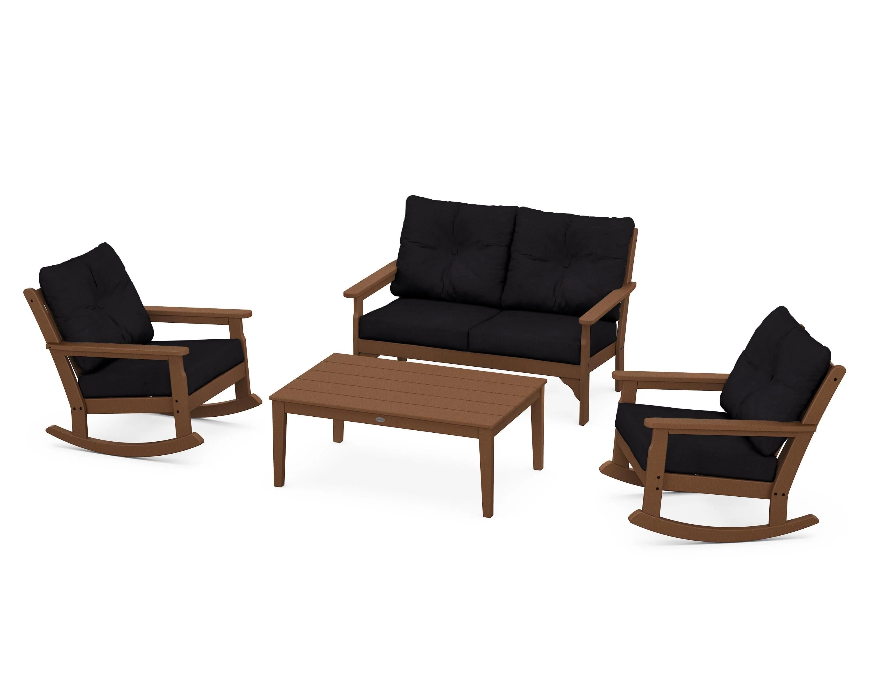 Vineyard 4-Piece Deep Seating Rocking Chair Set - Image 158
