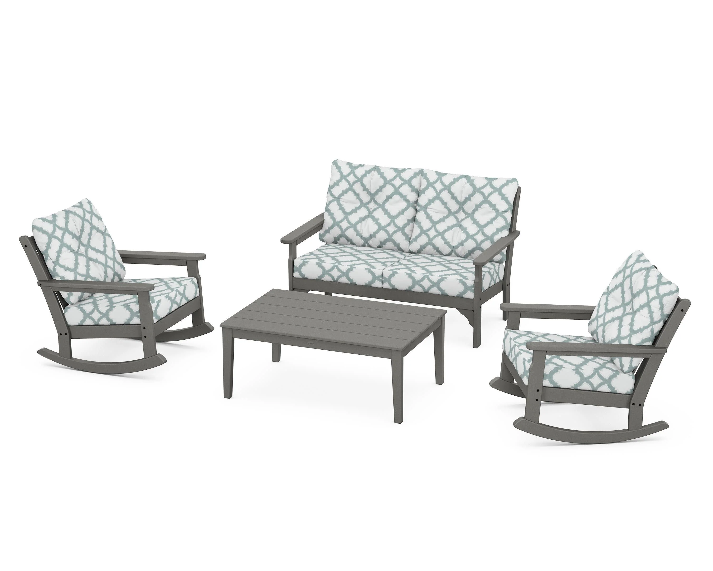 Vineyard 4-Piece Deep Seating Rocking Chair Set - Image 160