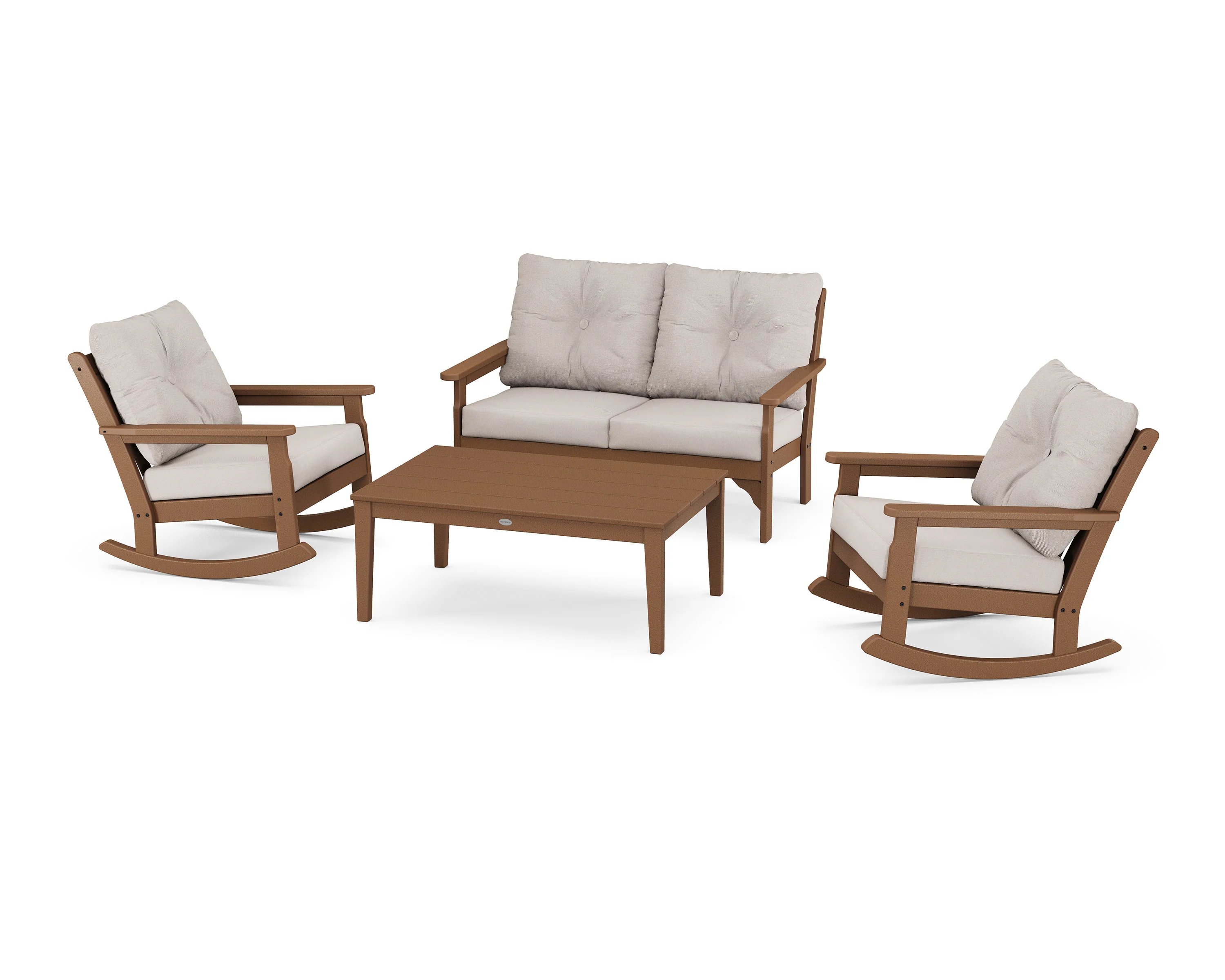 Vineyard 4-Piece Deep Seating Rocking Chair Set - Image 161