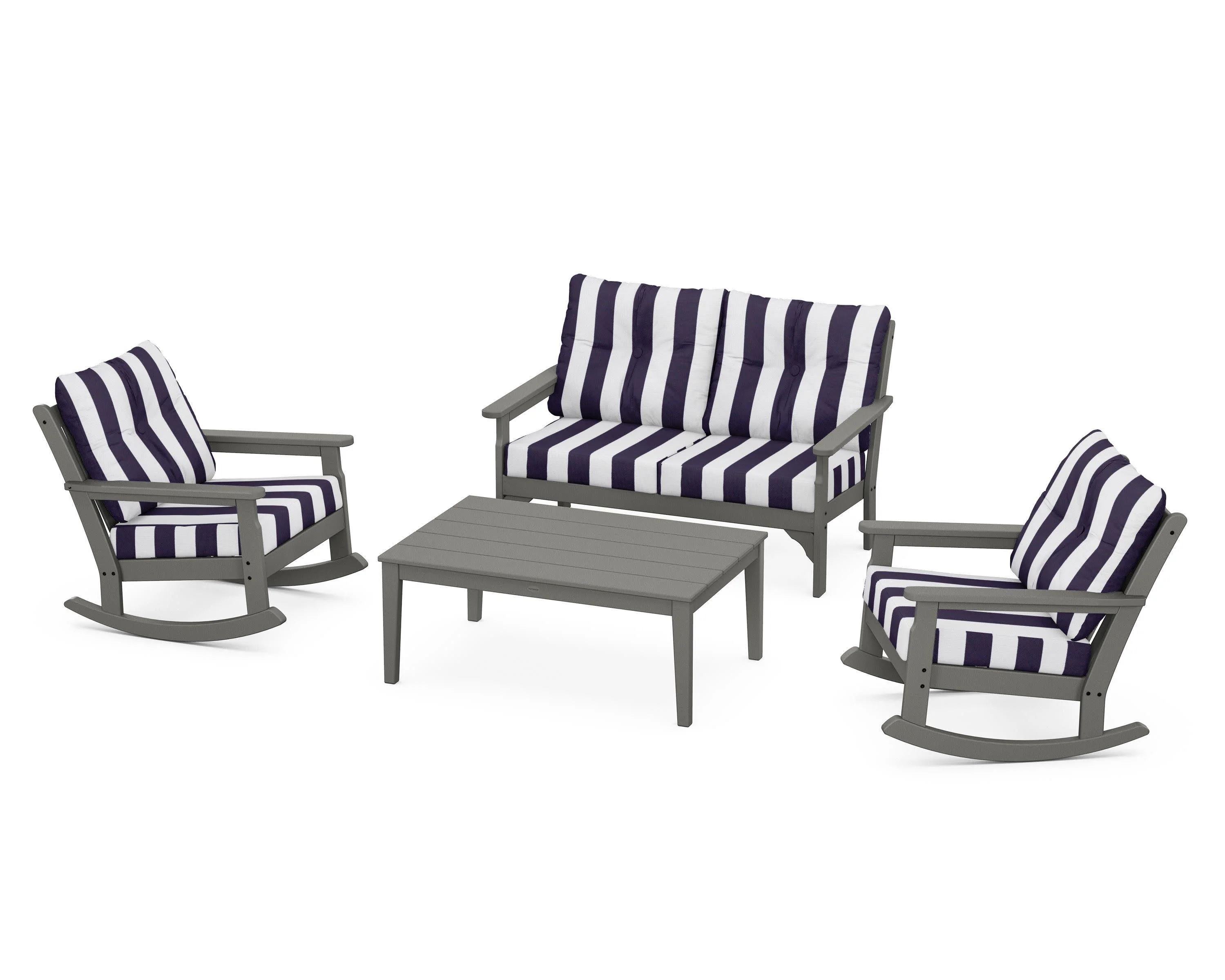 Vineyard 4-Piece Deep Seating Rocking Chair Set - Image 162