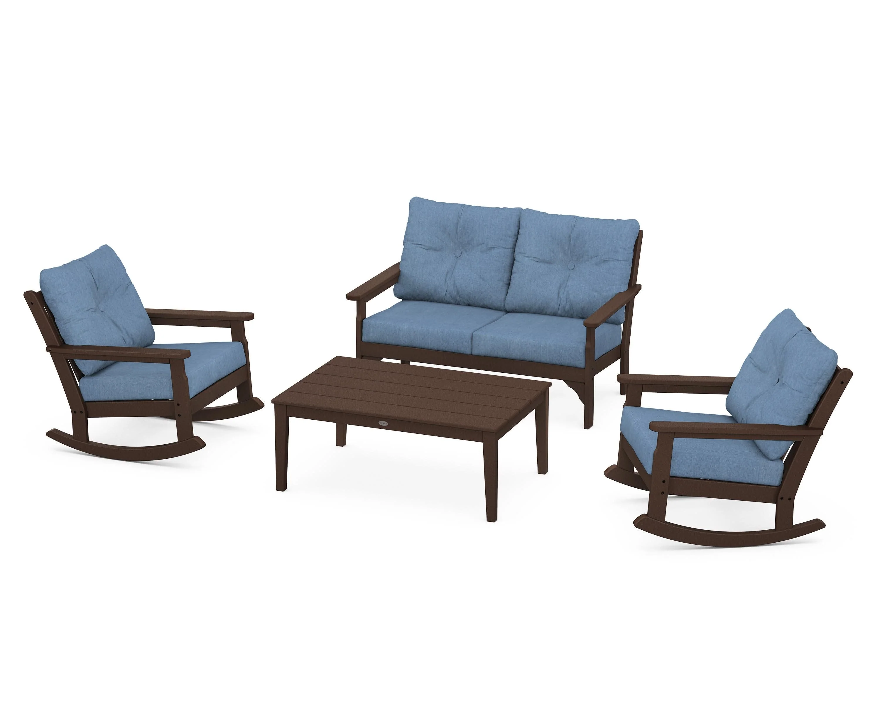 Vineyard 4-Piece Deep Seating Rocking Chair Set - Image 164