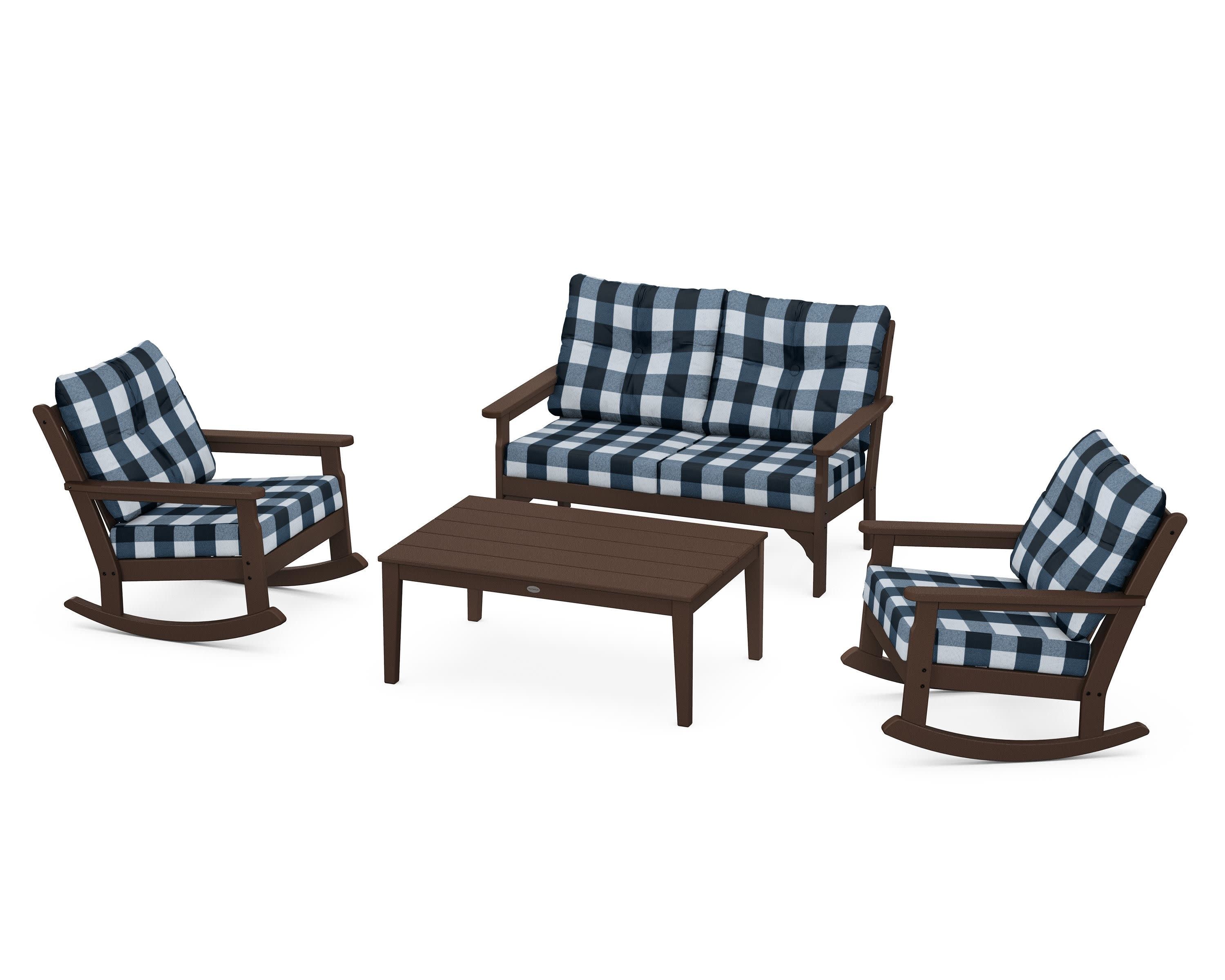 Vineyard 4-Piece Deep Seating Rocking Chair Set - Image 169