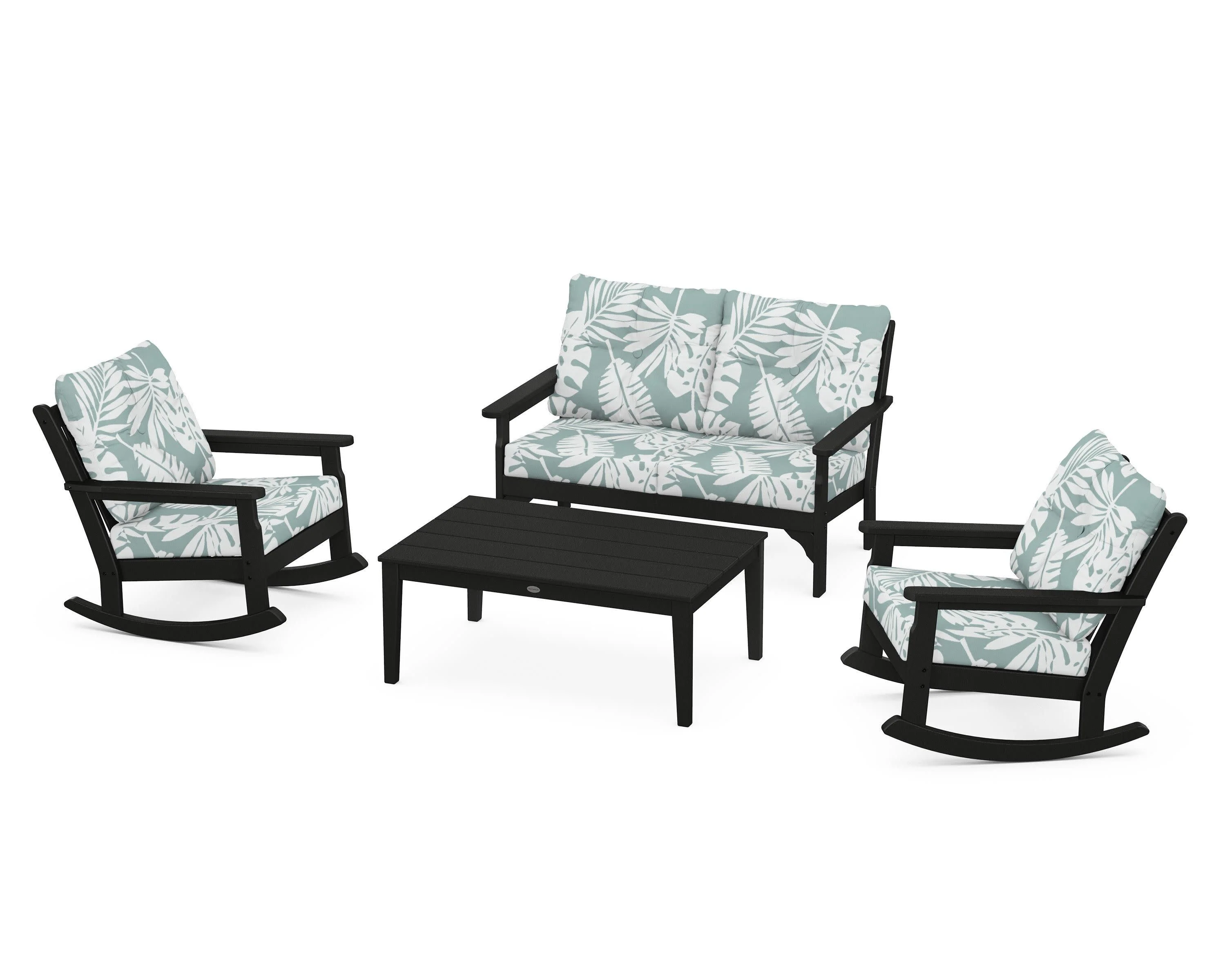 Vineyard 4-Piece Deep Seating Rocking Chair Set - Image 171