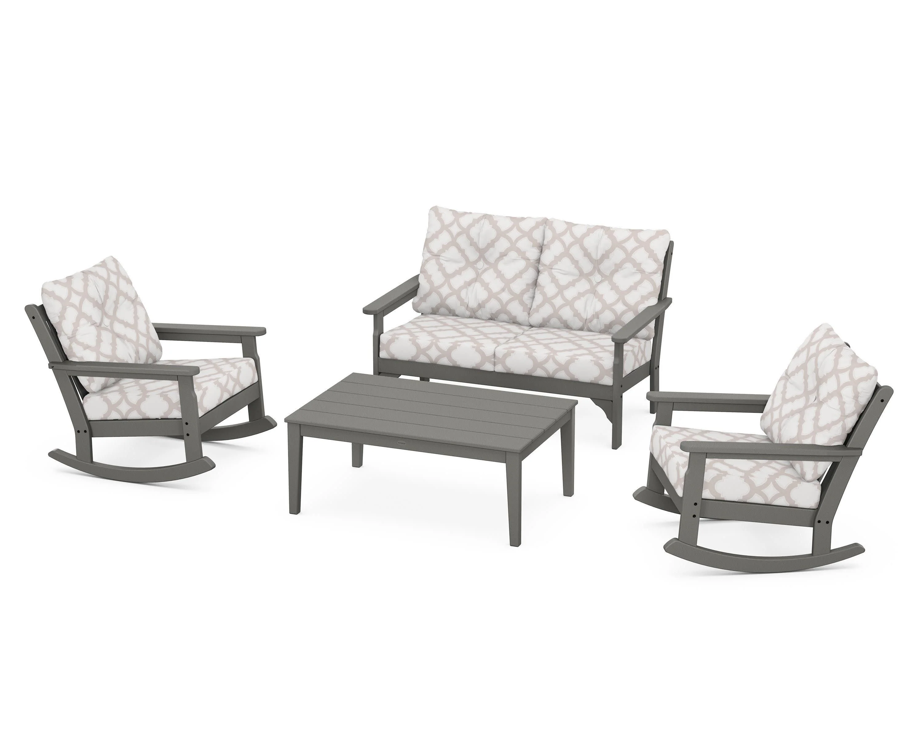 Vineyard 4-Piece Deep Seating Rocking Chair Set - Image 173