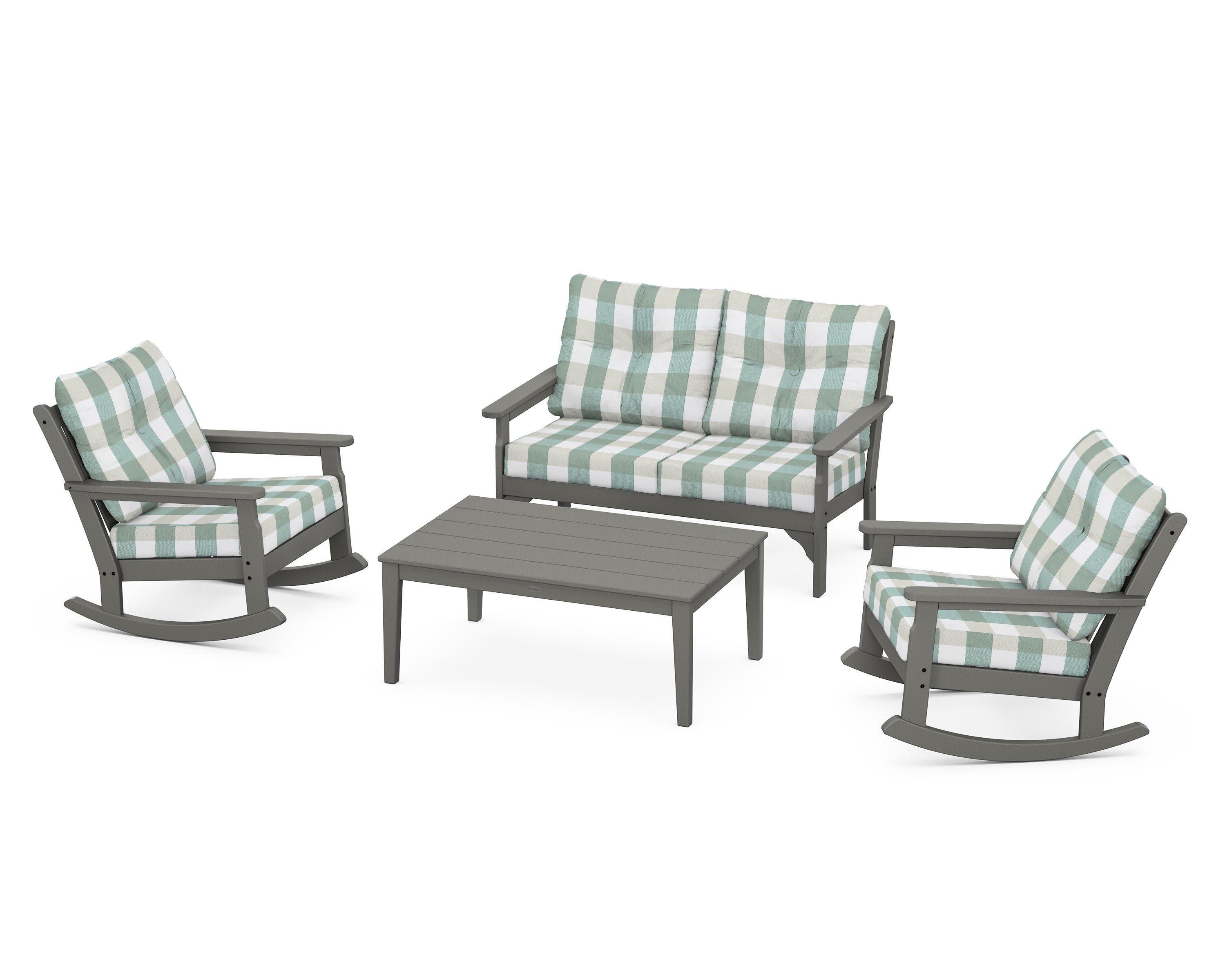 Vineyard 4-Piece Deep Seating Rocking Chair Set - Image 177
