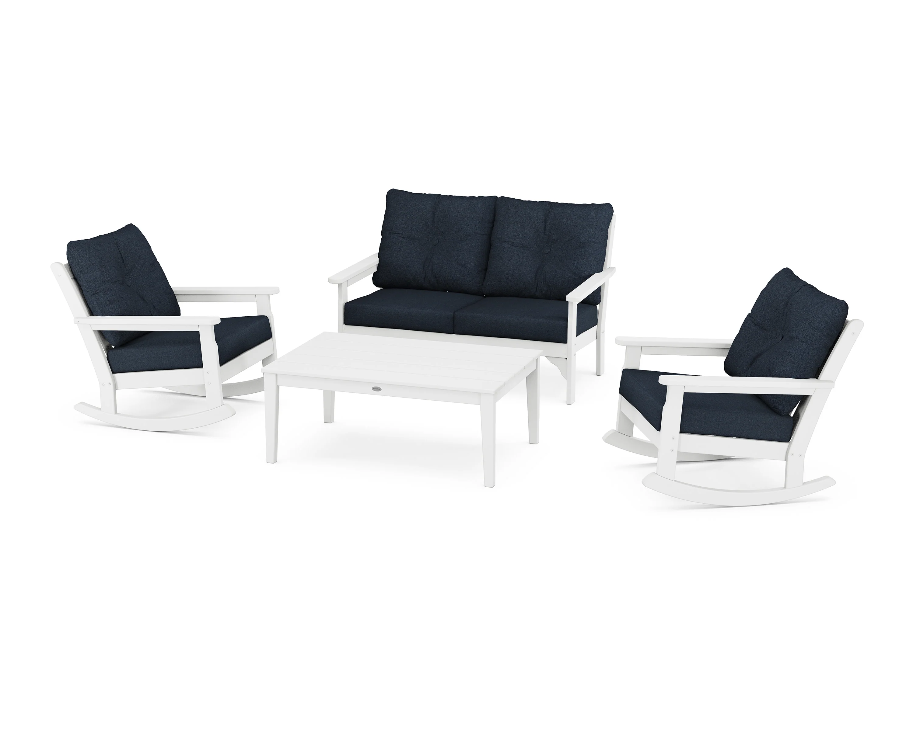 Vineyard 4-Piece Deep Seating Rocking Chair Set - Image 179