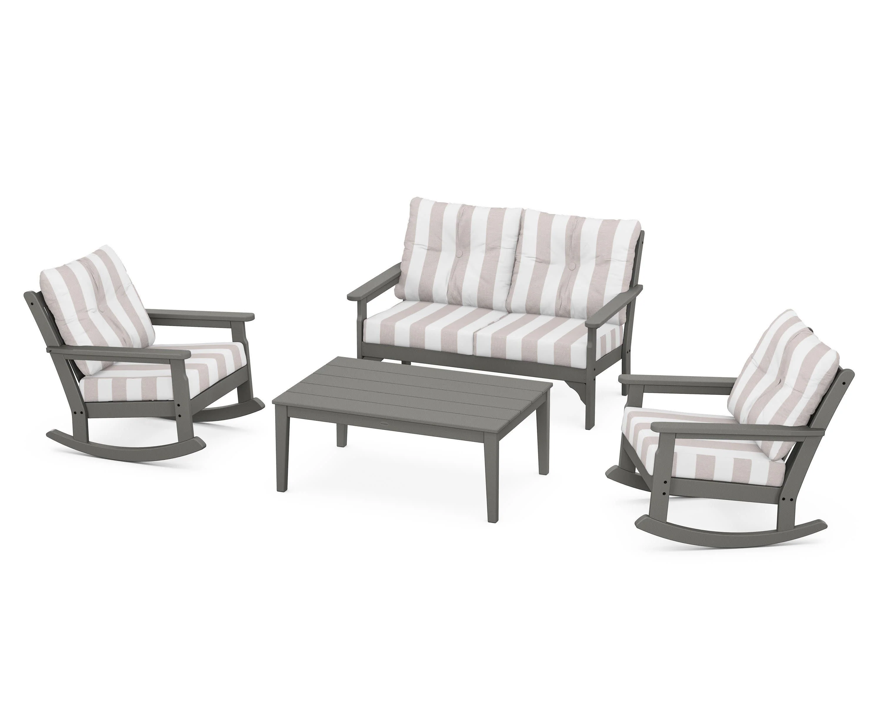Vineyard 4-Piece Deep Seating Rocking Chair Set - Image 180